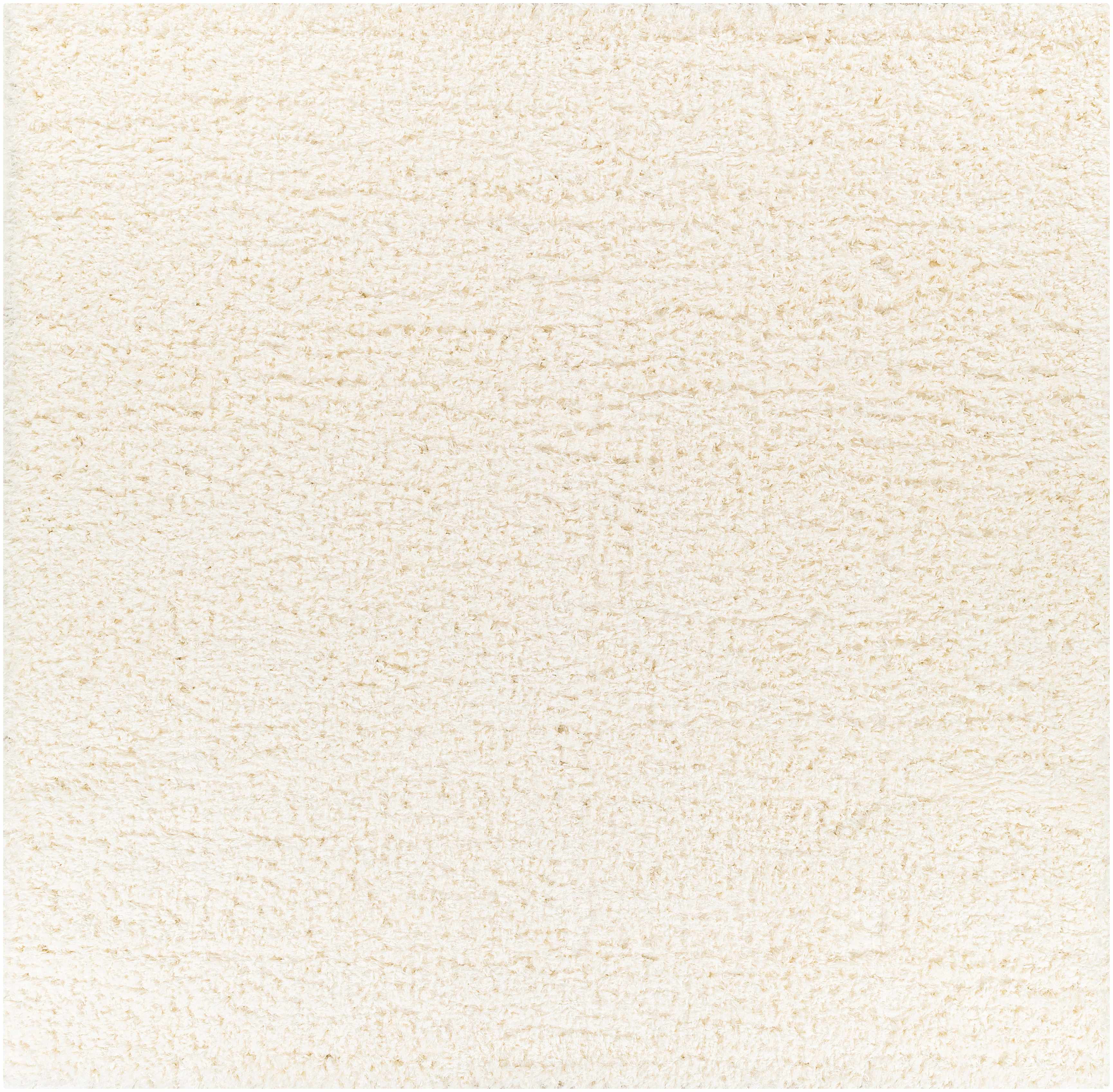 Siari Solid Cream Plush Rug - Image 13
