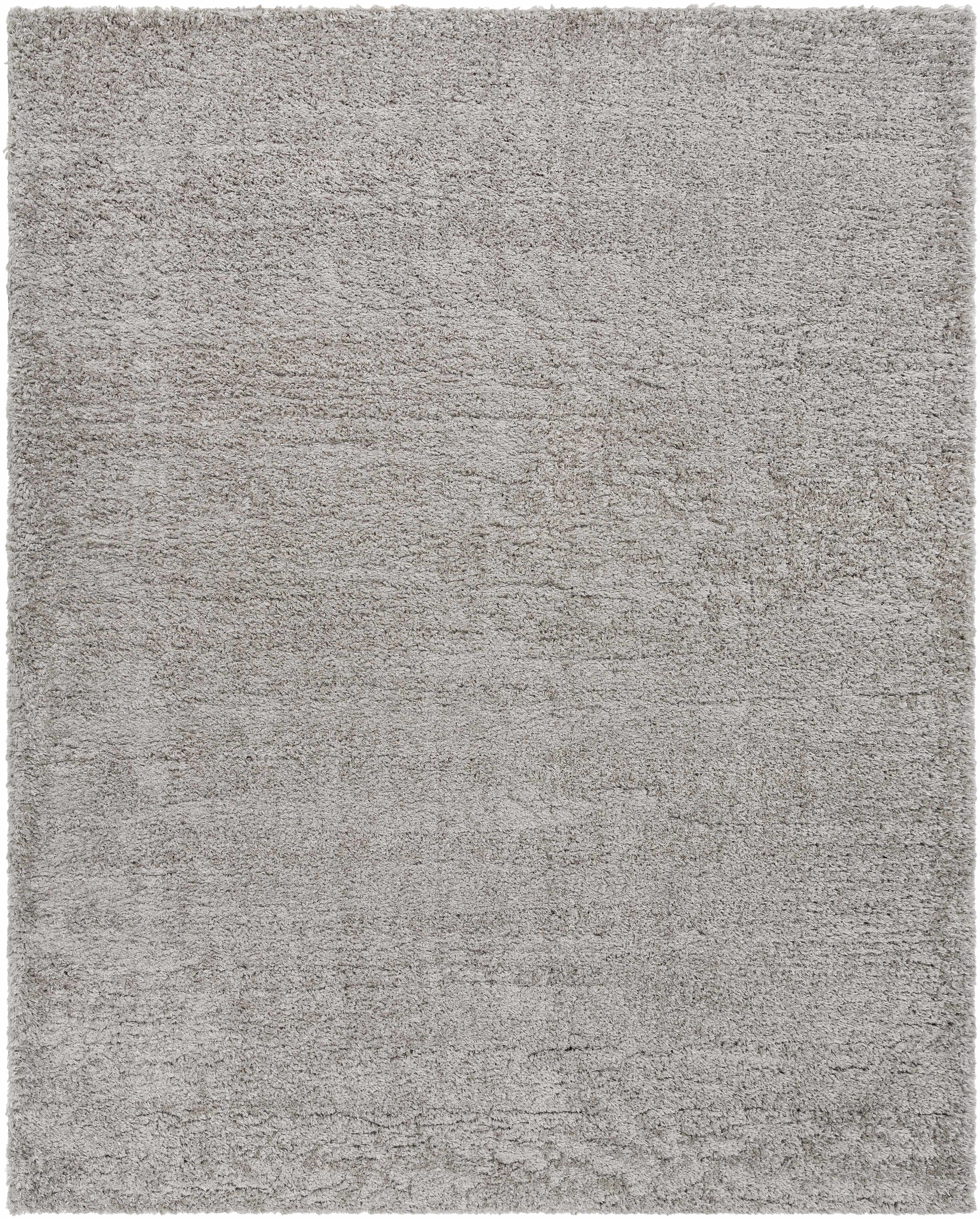 Siari Solid Medium Gray Shag Rug - Image 14