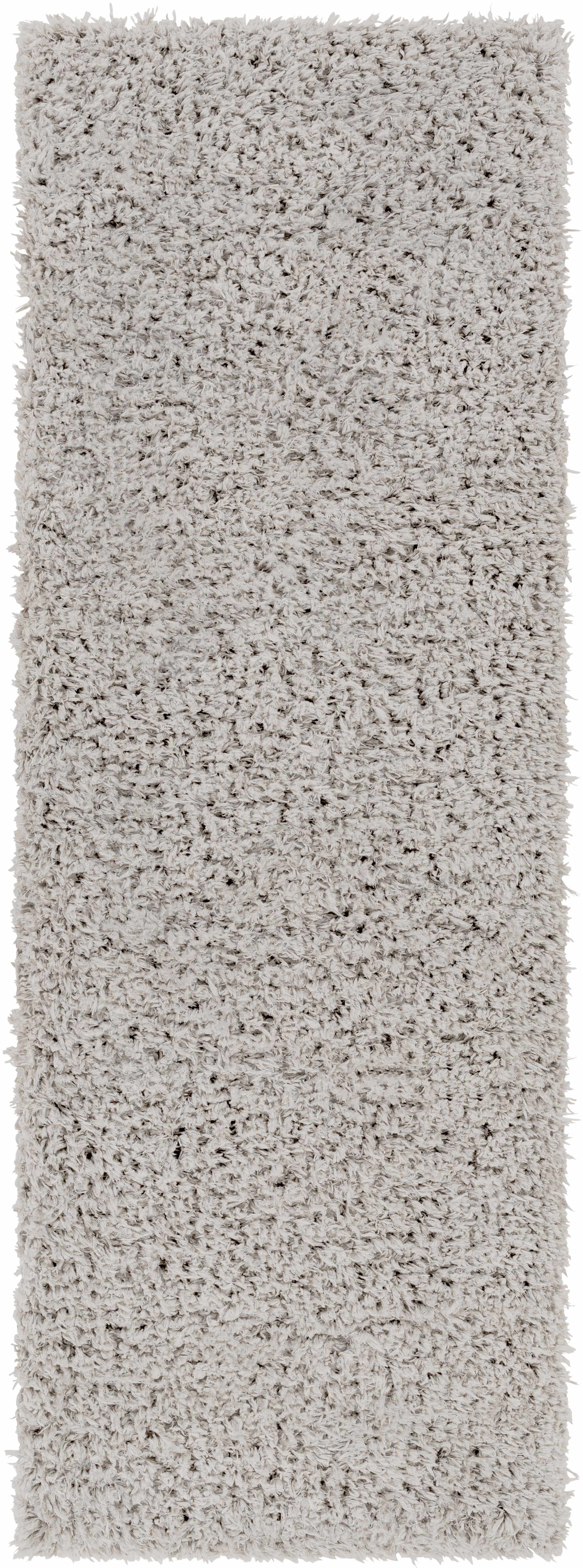 Siari Solid Medium Gray Shag Rug - Image 8