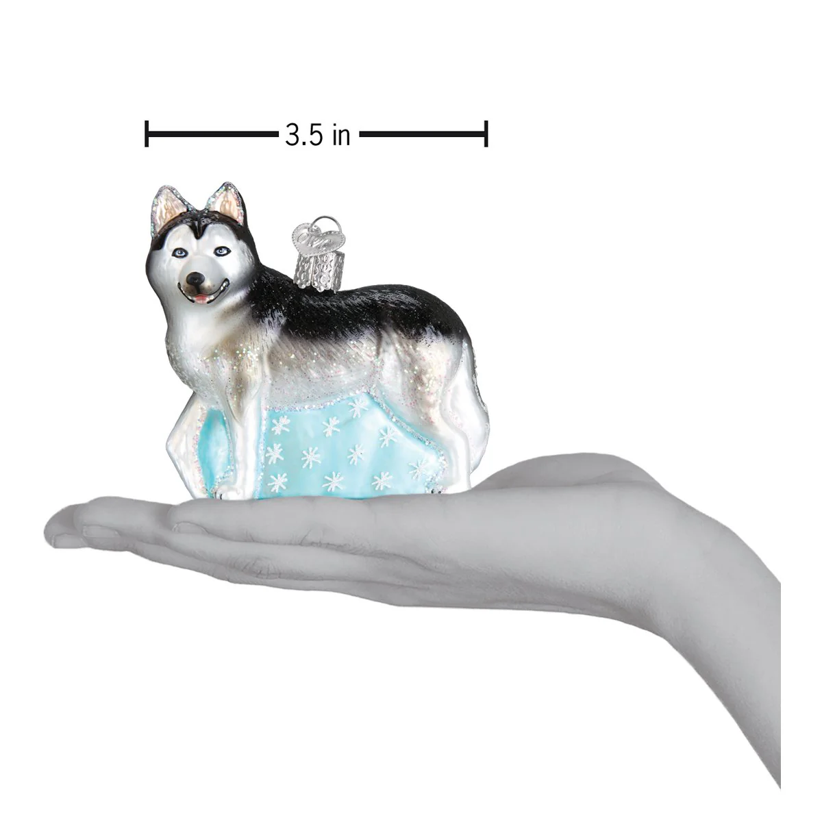 Siberian Husky Ornament by Old World Christmas - Image 4