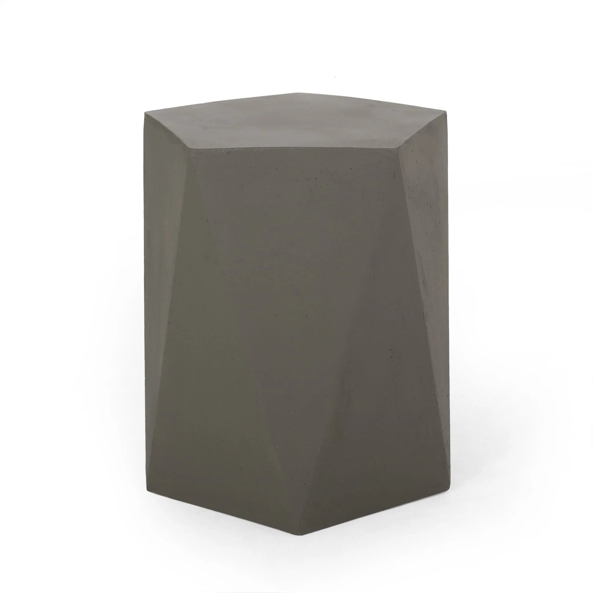 Side Table With Geometric Design - Image 2