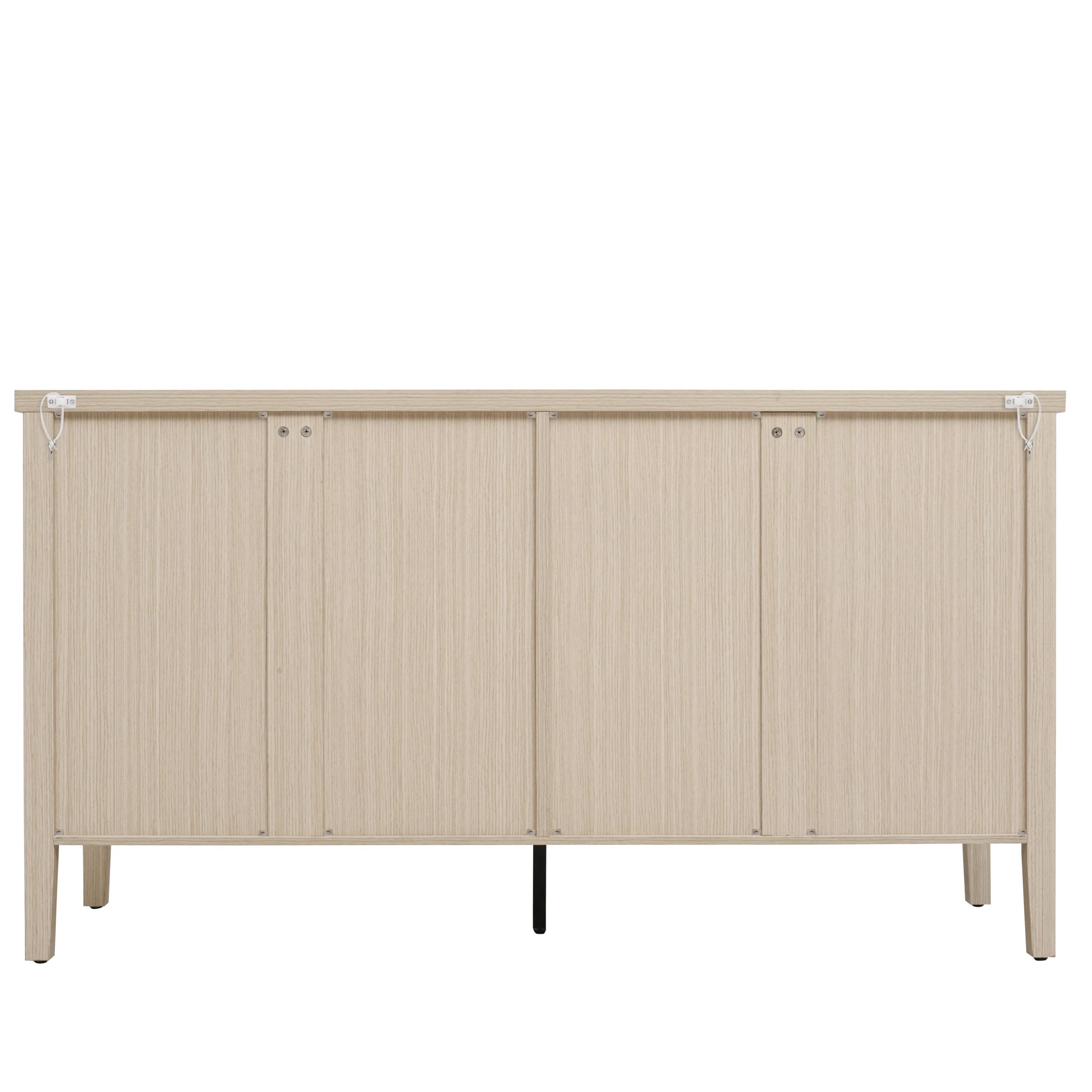 Sideboard Buffet Cabinet with 4 Doors and Adjustable Shelves - Image 6