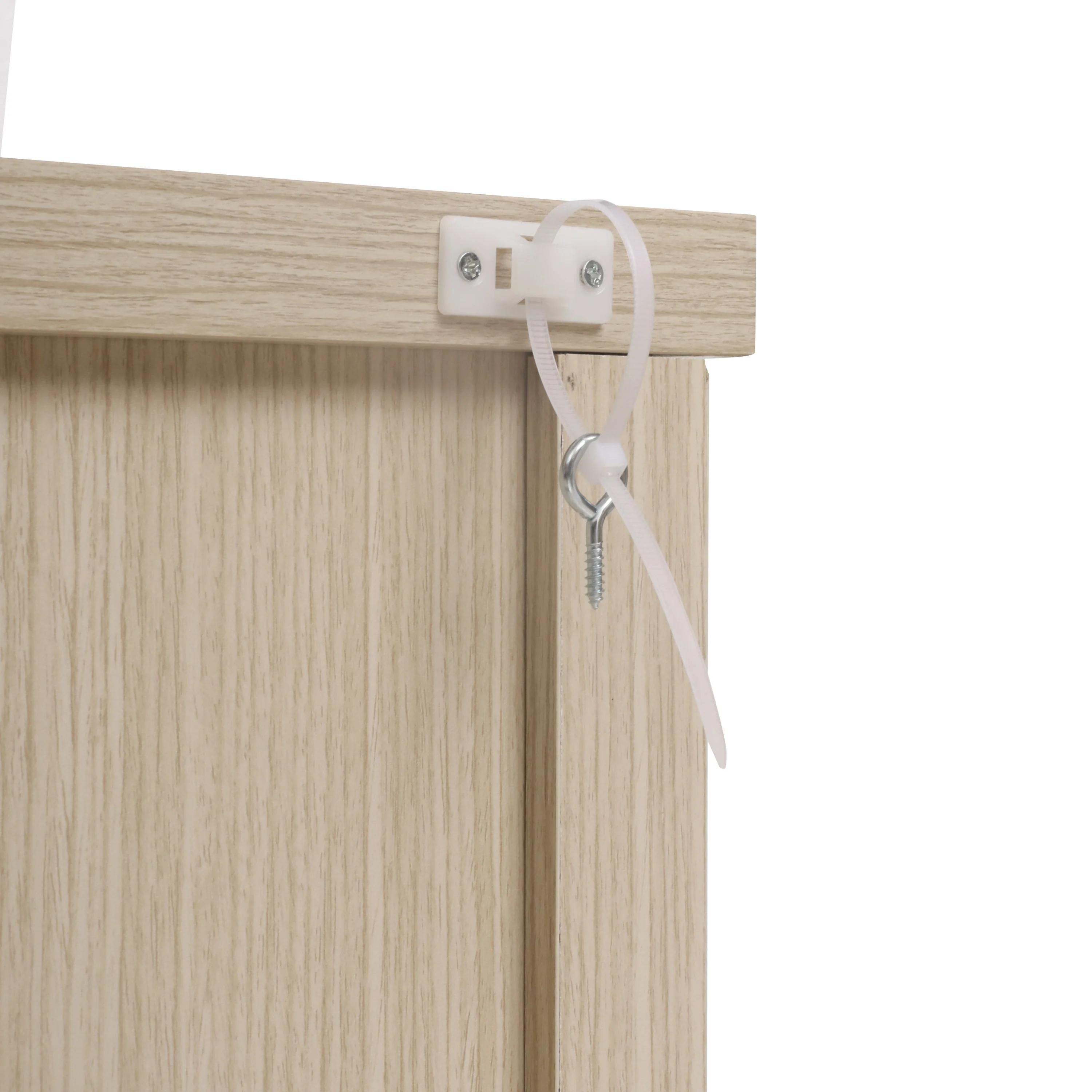 Sideboard Buffet Cabinet with 4 Doors and Adjustable Shelves - Image 9
