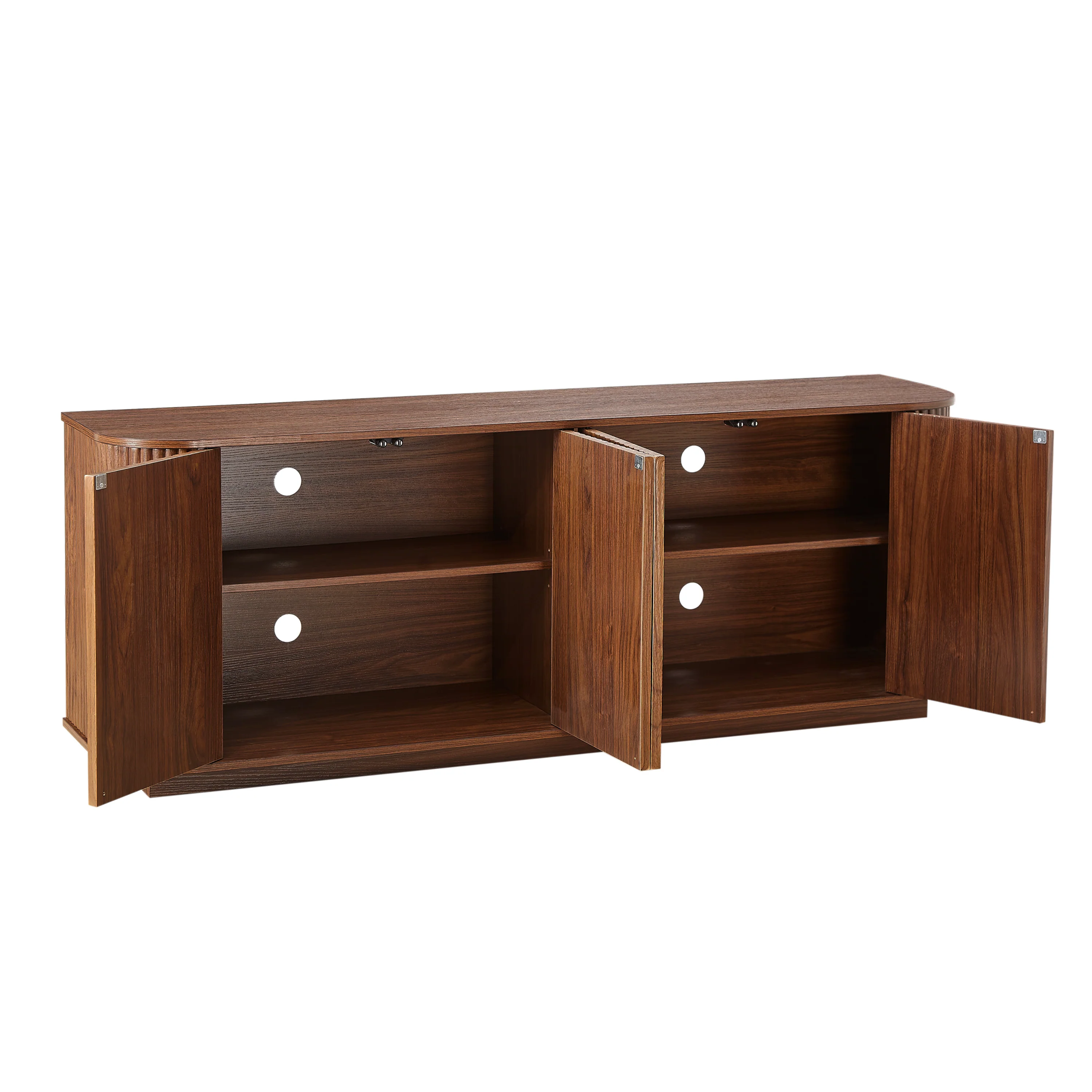 Sideboard Storage Cabinet TV Stand with Wave Pattern - Image 10