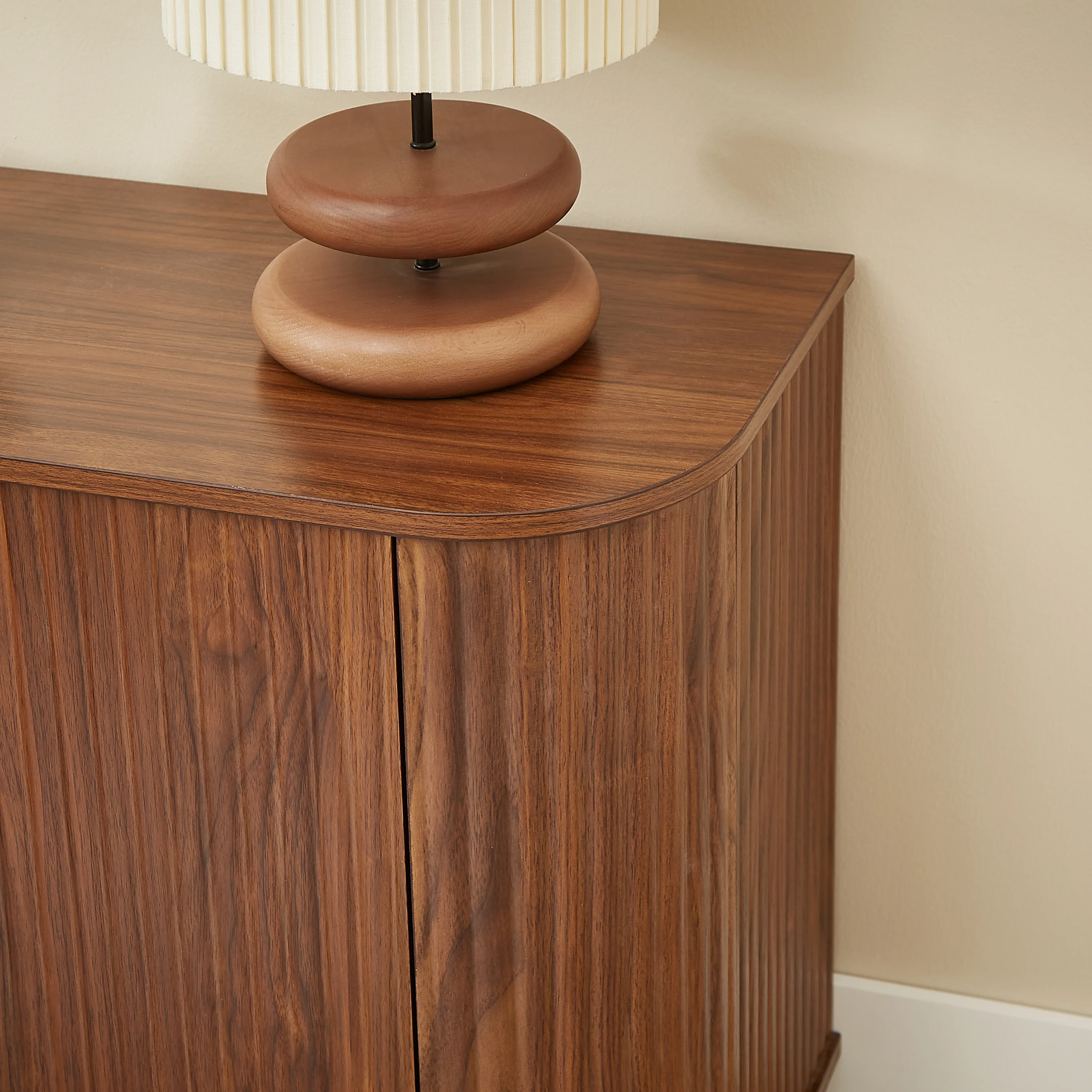 Sideboard Storage Cabinet TV Stand with Wave Pattern - Image 11