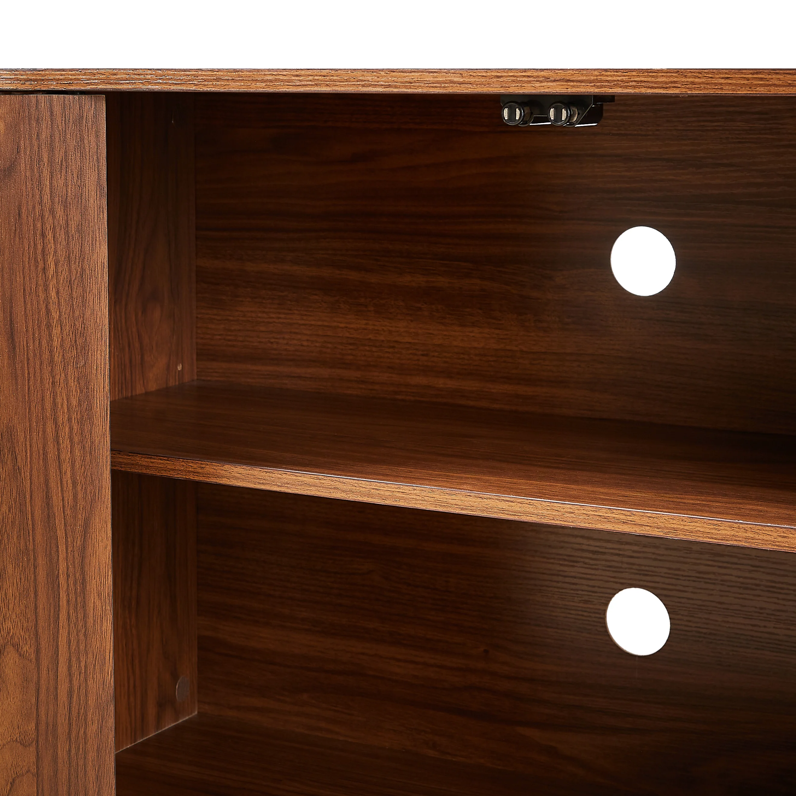 Sideboard Storage Cabinet TV Stand with Wave Pattern - Image 13