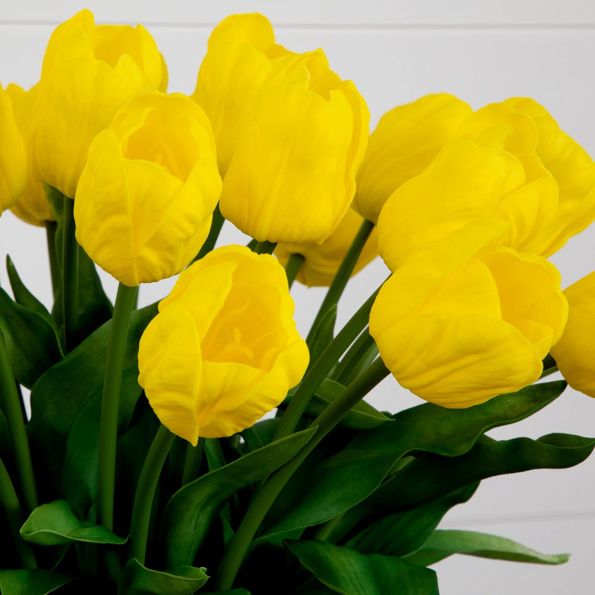 Signature Collection 26” Giant Tulip Artificial Arrangement in Glass Vase - Image 12