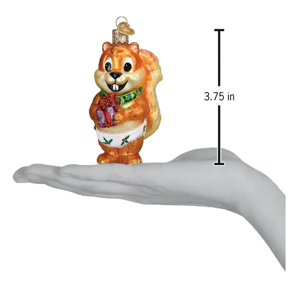 Silly Christmas Squirrel Ornament - Image 6