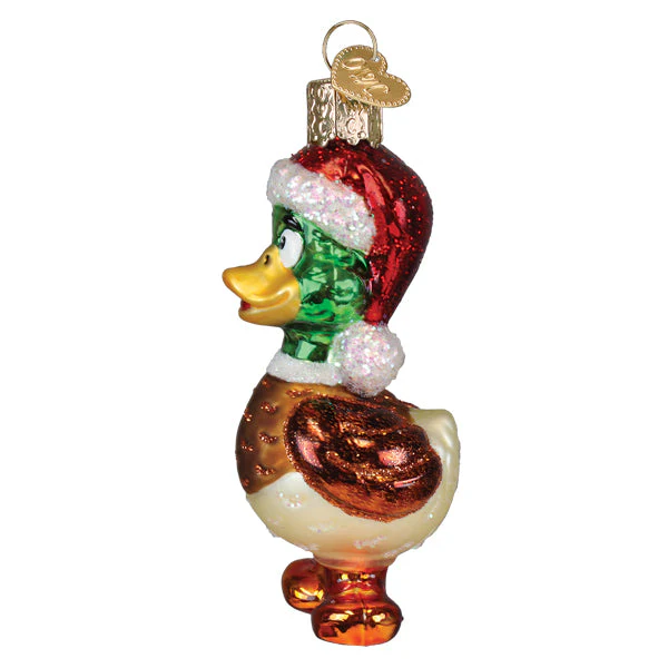 Silly Santa Duck Ornament - Image 3
