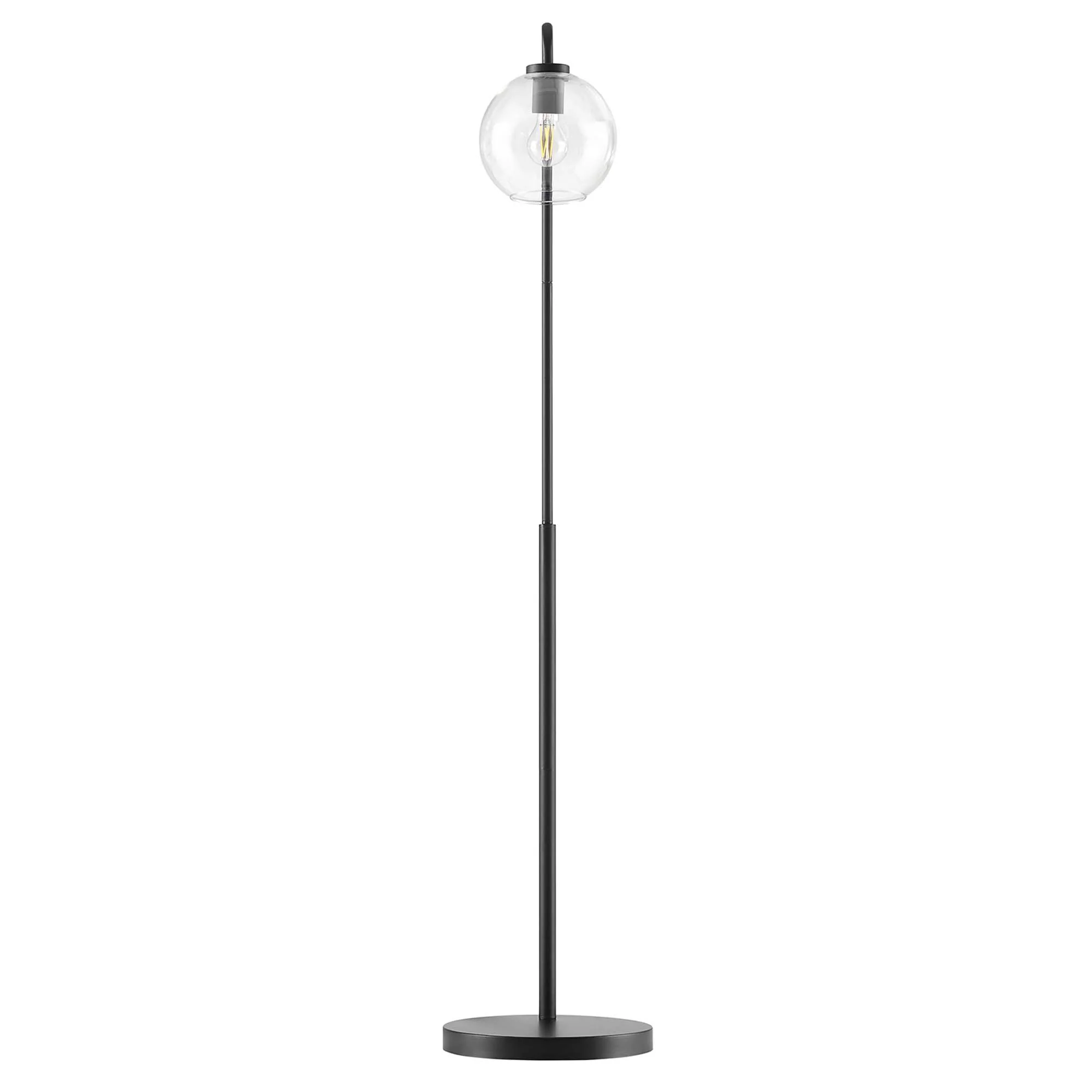 Silo Glass Globe Glass and Metal Floor Lamp by Modway - Image 10