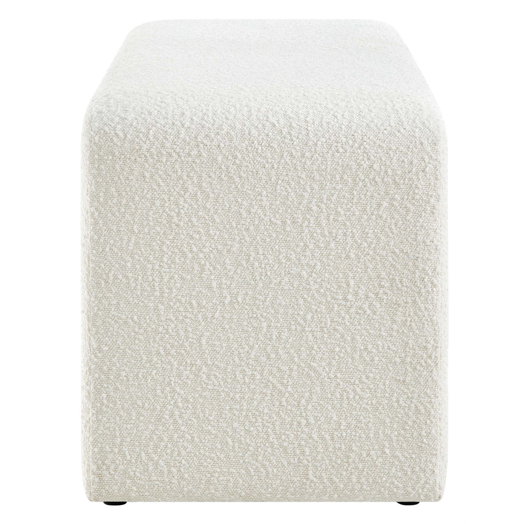 Simba Boucle Fabric Waterfall Long Bench by Modway - Image 4