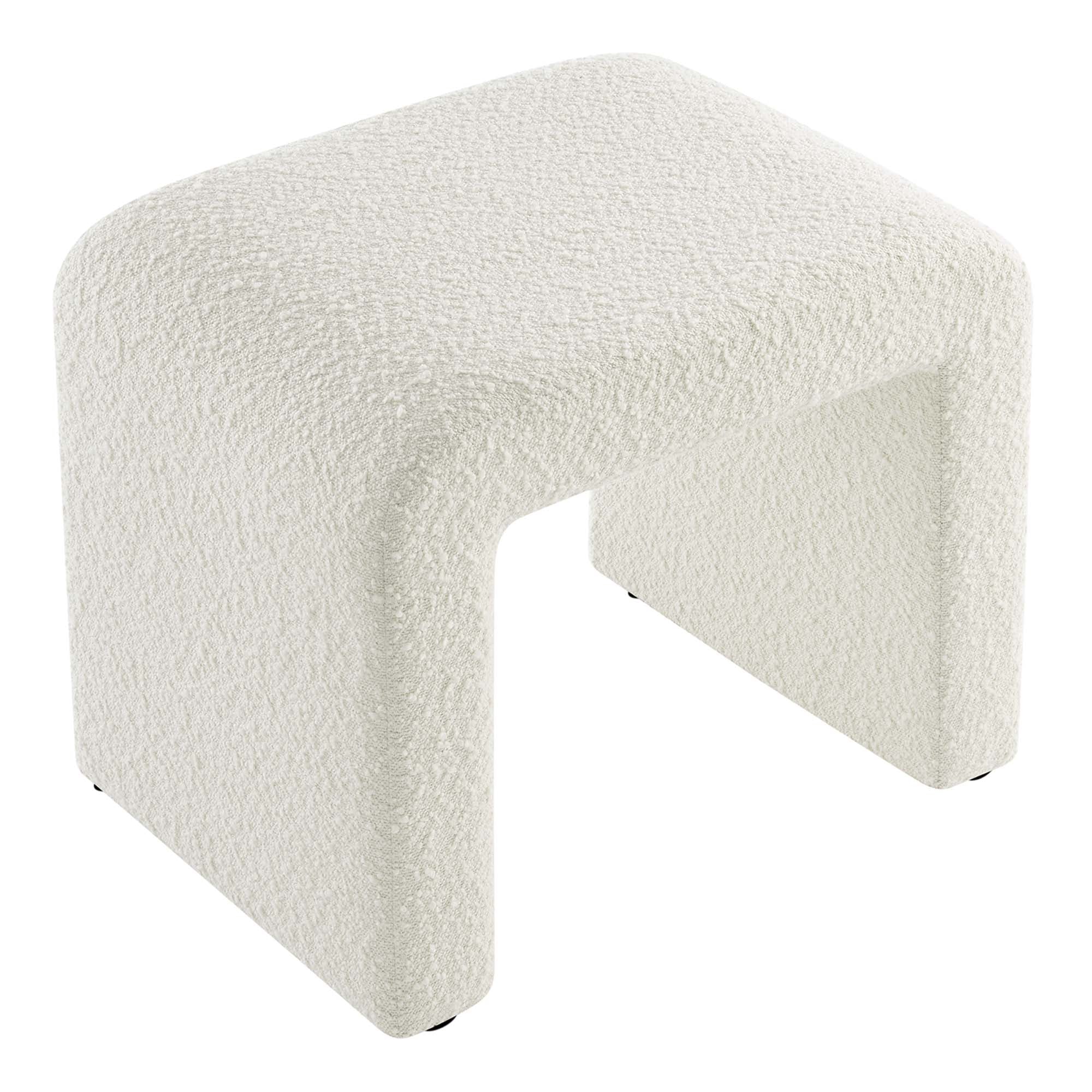 Simba Boucle Fabric Waterfall Stool by Modway - Image 6