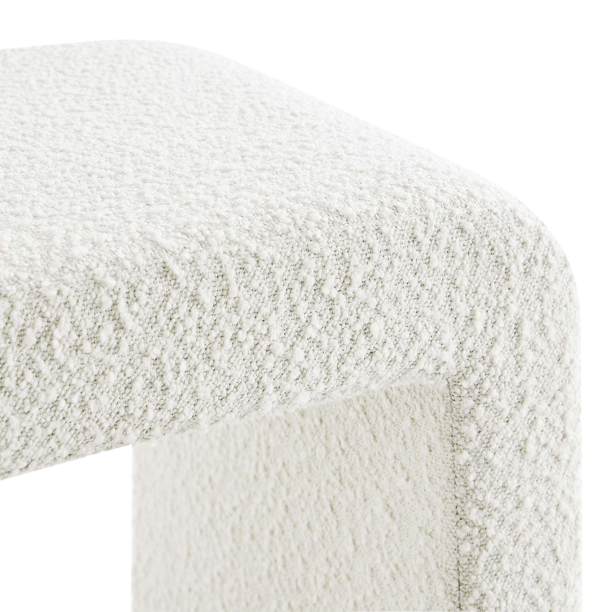 Simba Boucle Fabric Waterfall Stool by Modway - Image 7