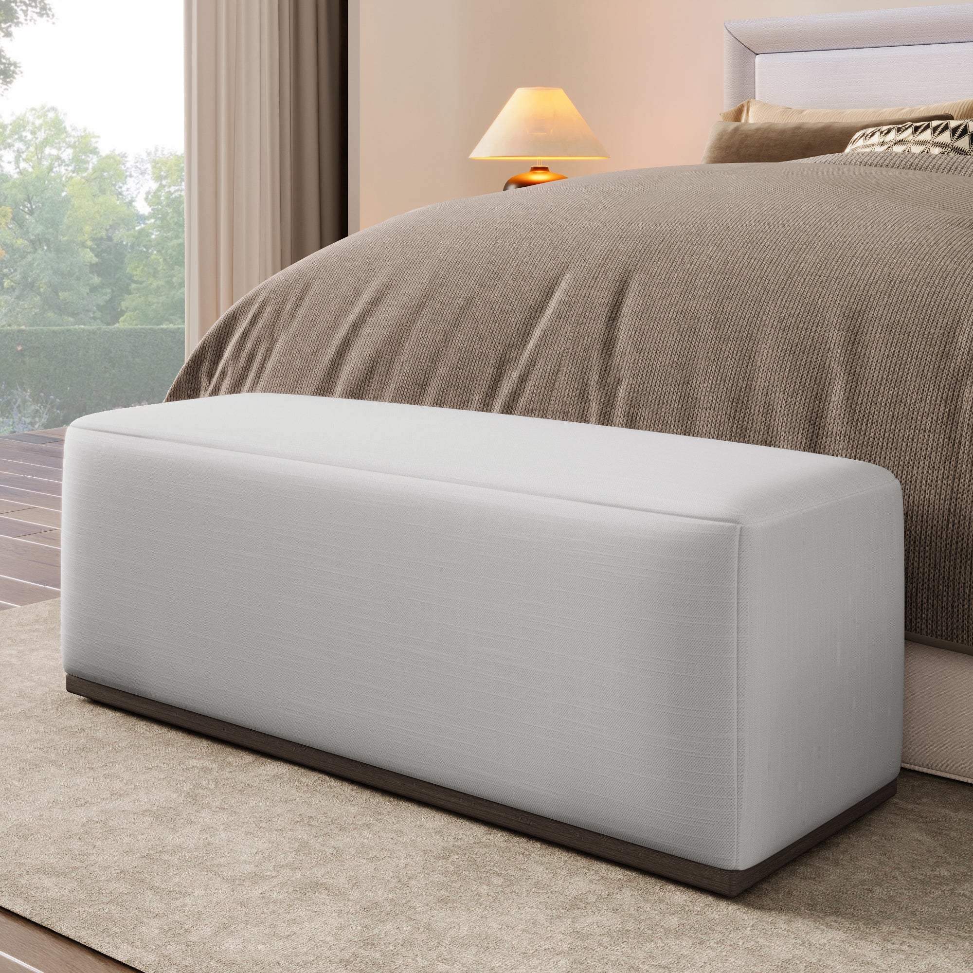 Simple and Elegant Footstool Bench - Image 3