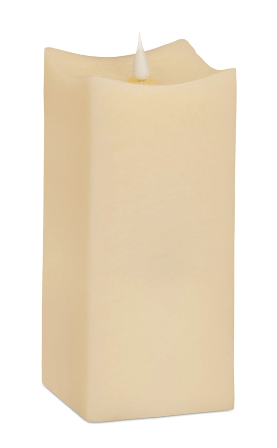 Simplux LED Squared Candle with Moving Flame and Remote (Set of 2) - Image 2