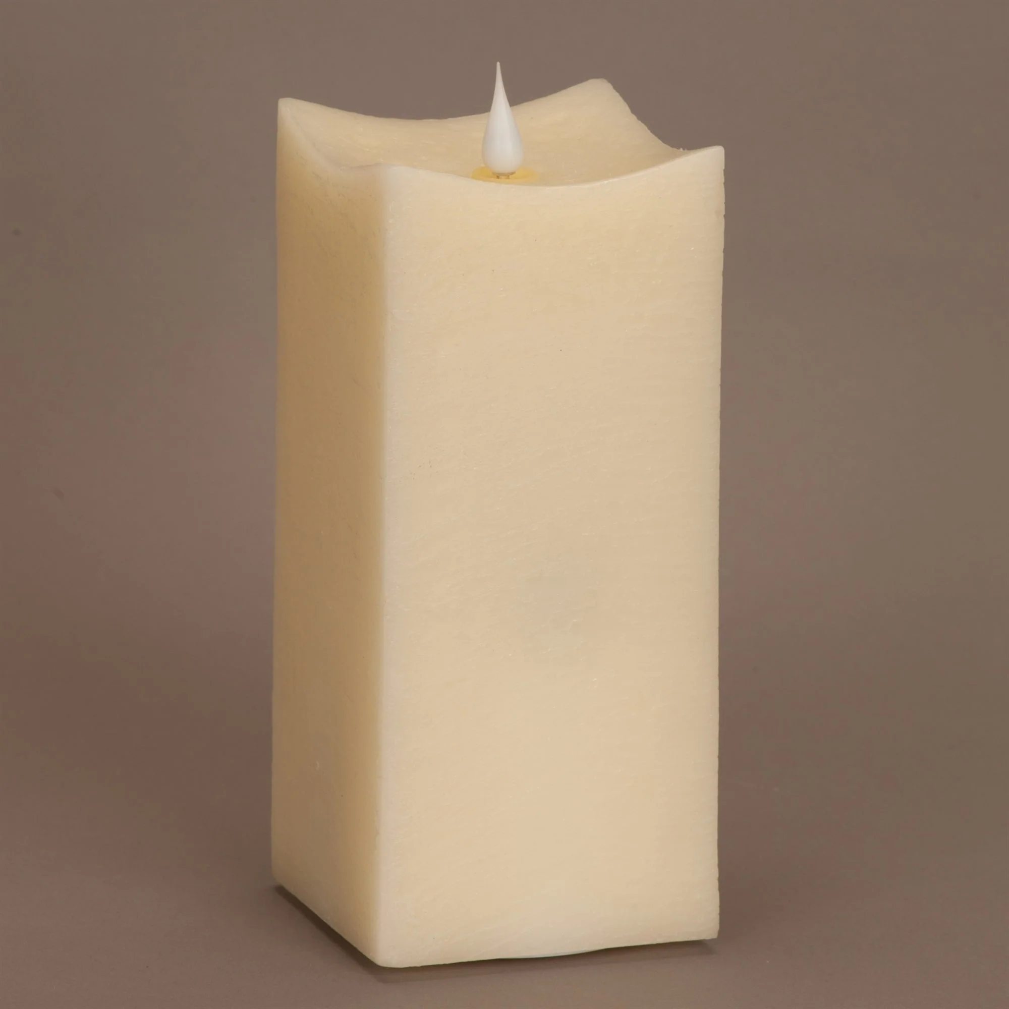 Simplux LED Squared Candle with Moving Flame and Remote (Set of 2) - Image 3