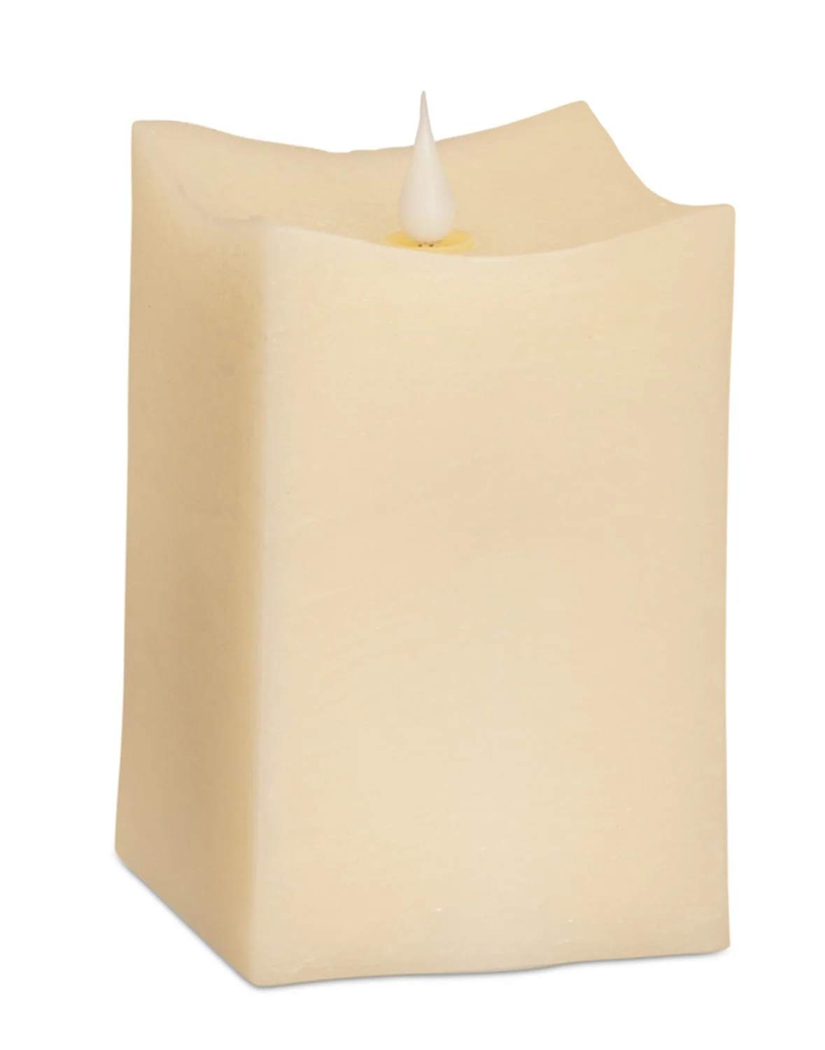 Simplux LED Squared Candle with Moving Flame and Remote (Set of 2) - Image 2
