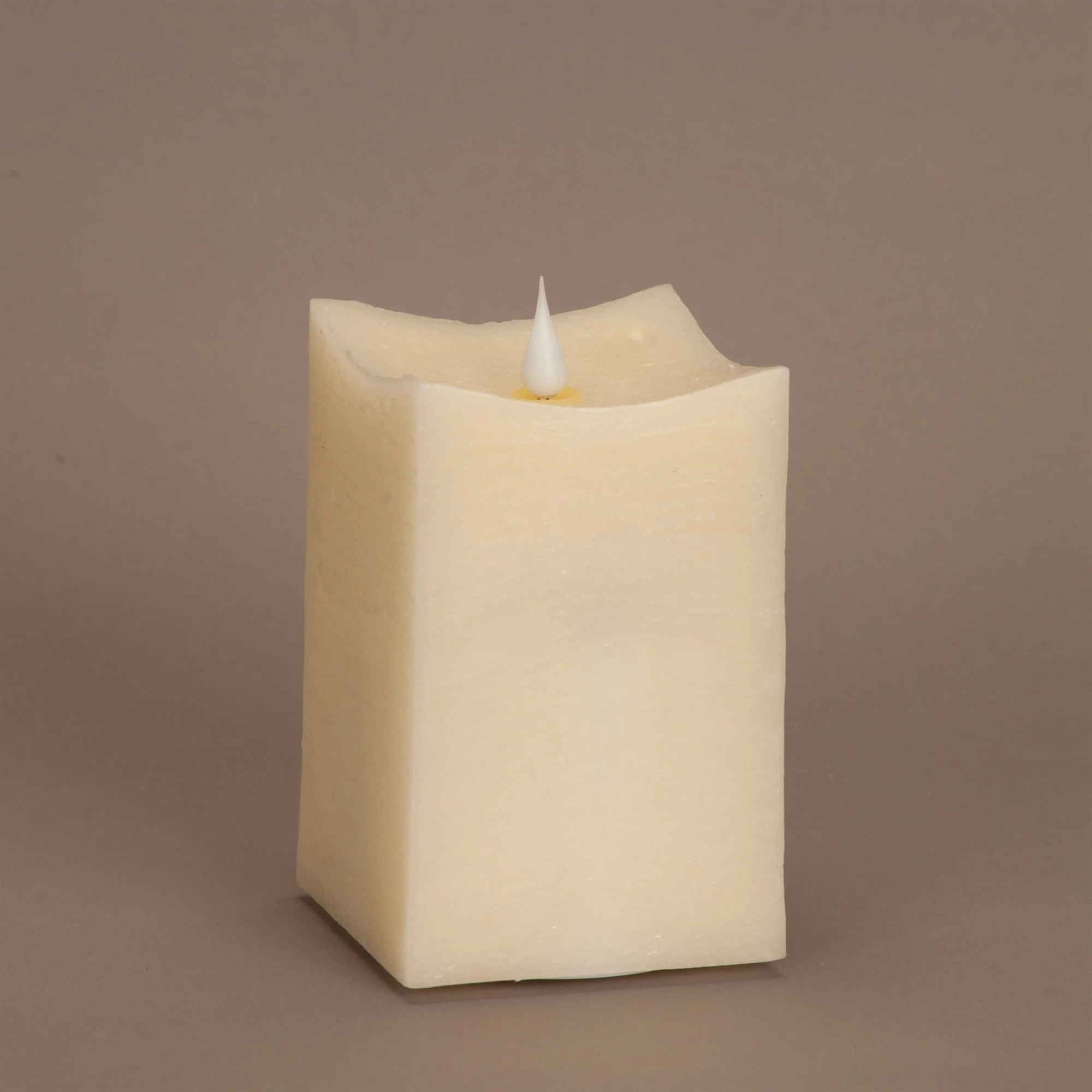 Simplux LED Squared Candle with Moving Flame and Remote (Set of 2) - Image 3