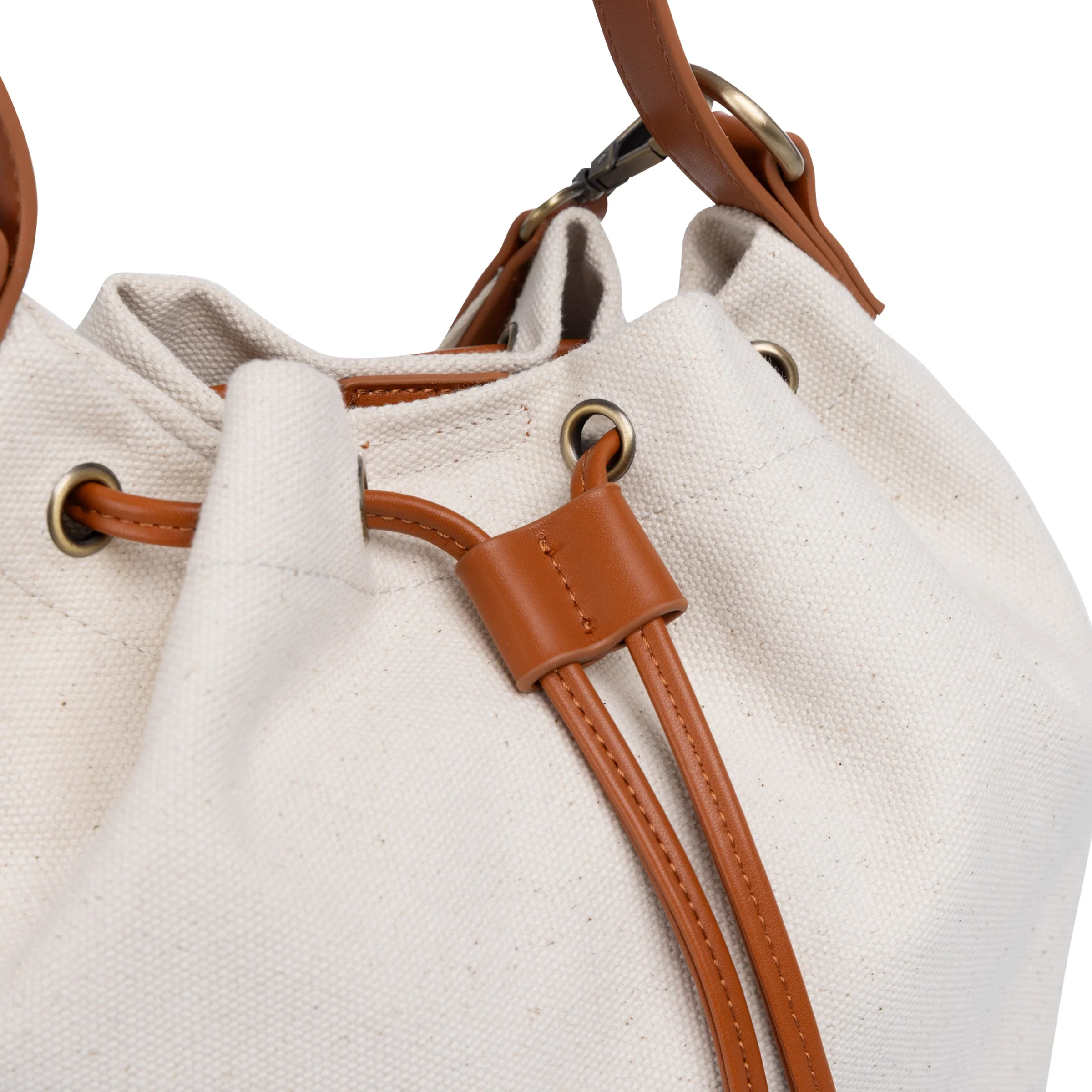 Sirolo Canvas & Leatherette Tote - Image 13