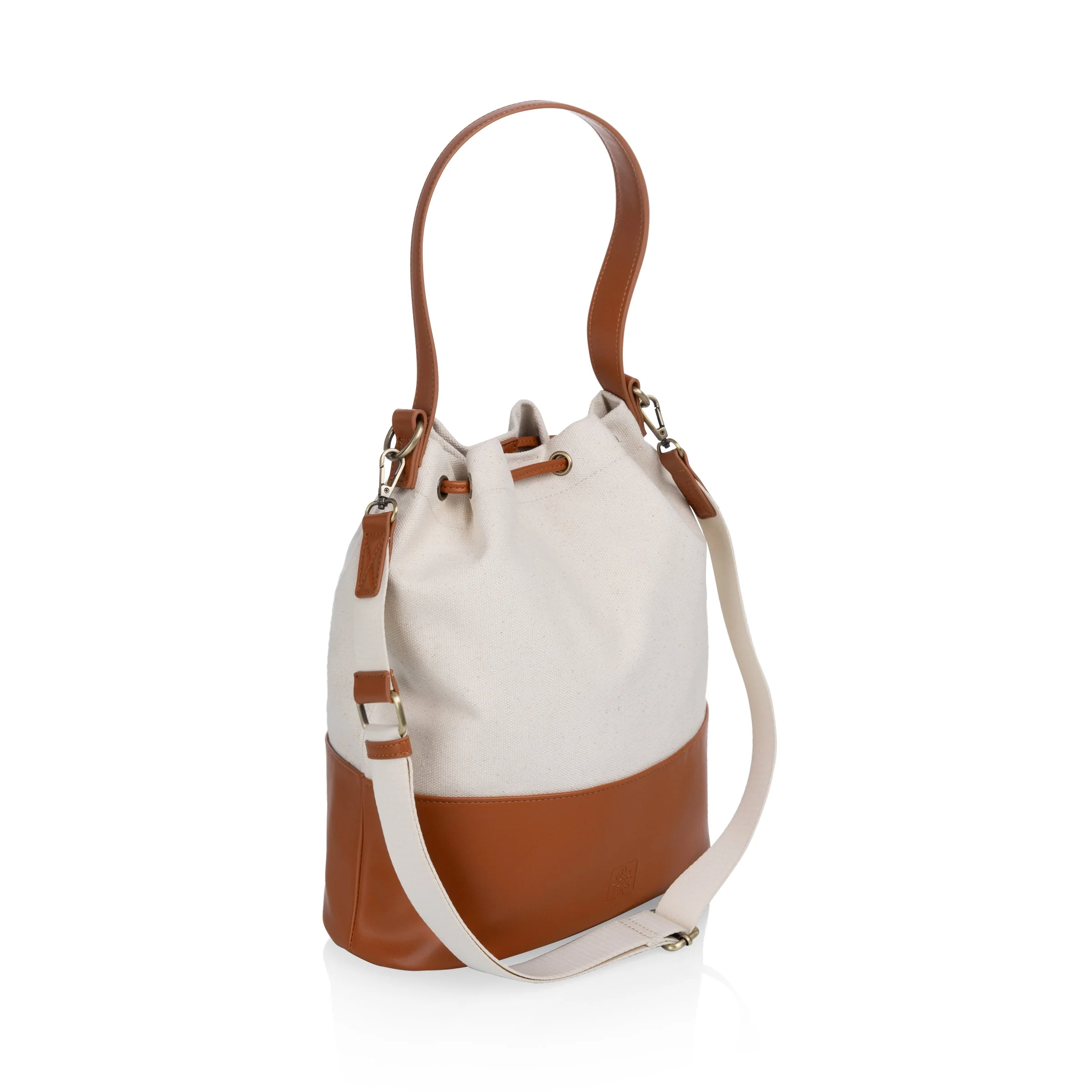 Sirolo Canvas & Leatherette Tote - Image 5