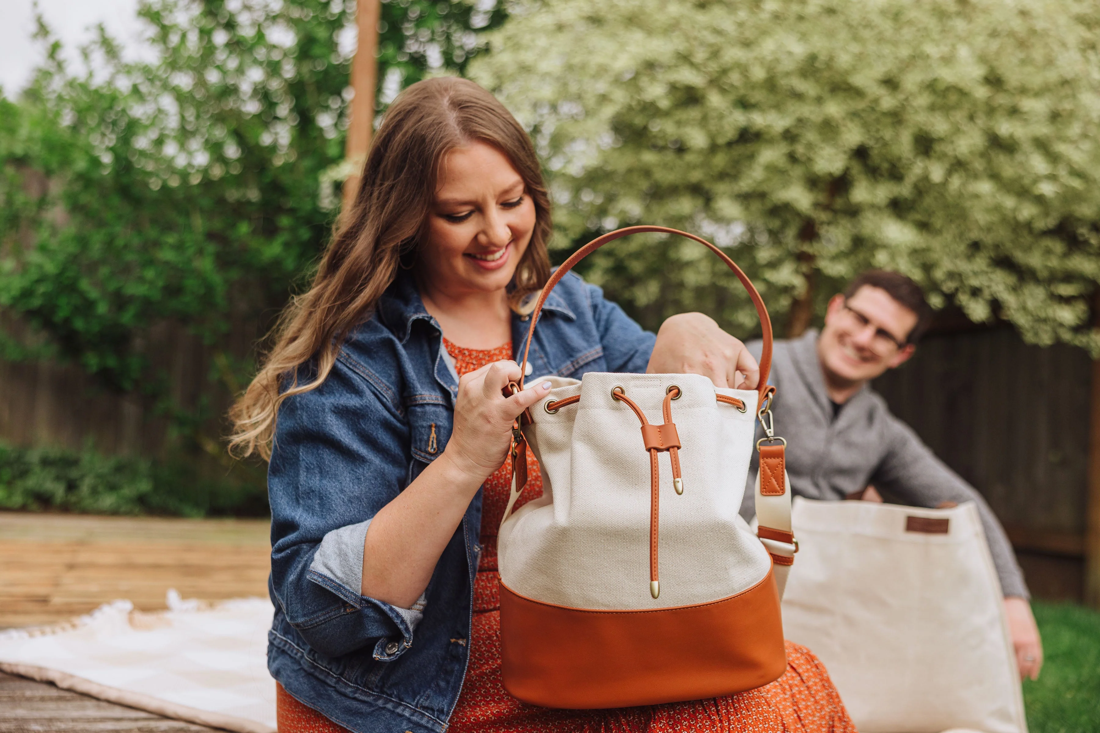 Sirolo Canvas & Leatherette Tote - Image 7