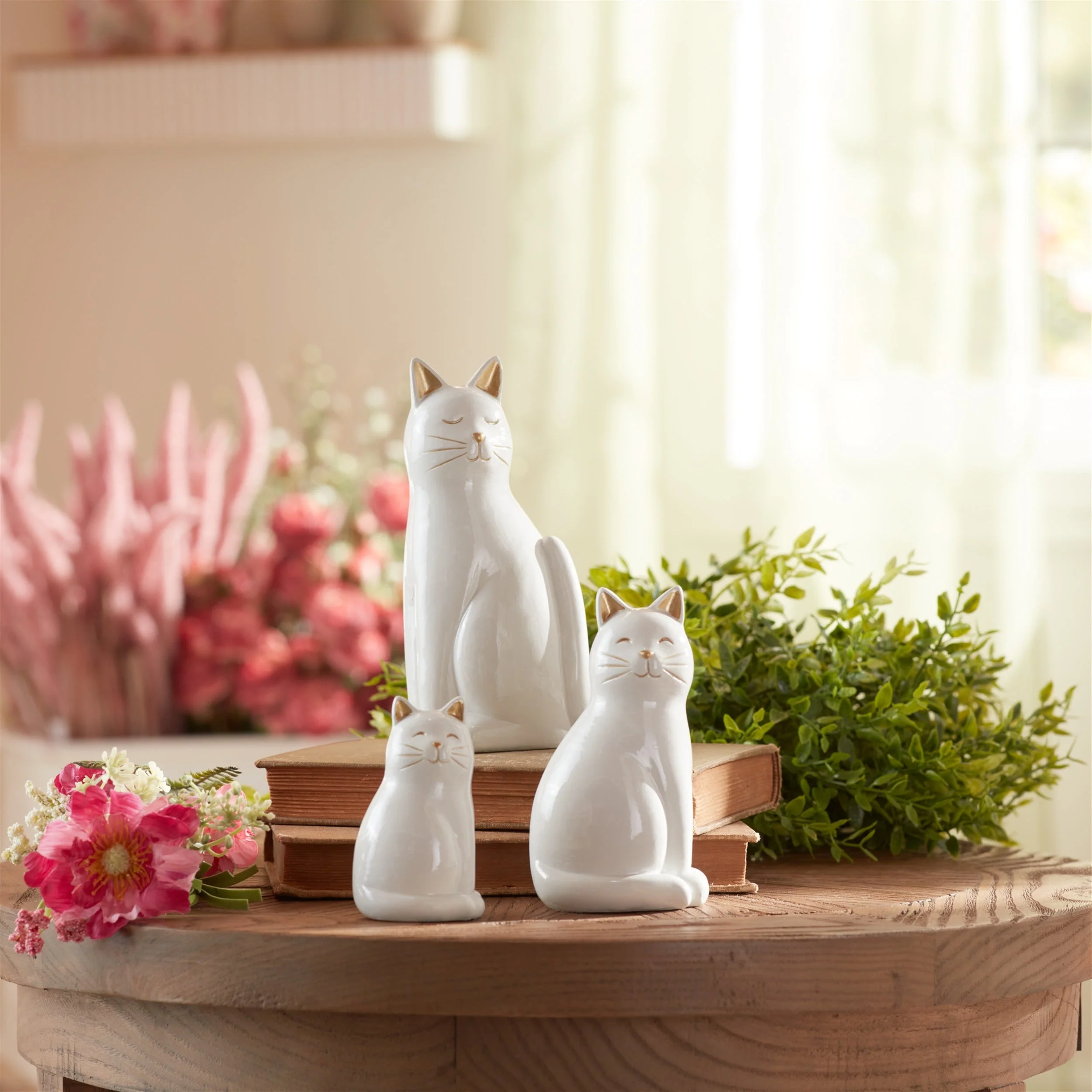 Sitting Cat Figurine (Set of 6) - Image 2