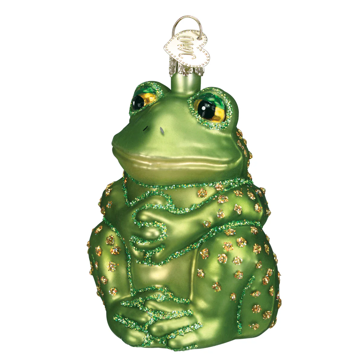 Sitting Frog Ornament - Image 3
