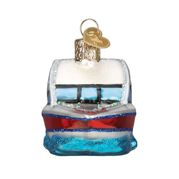 Ski Boat Ornament by Old World Christmas - Image 5