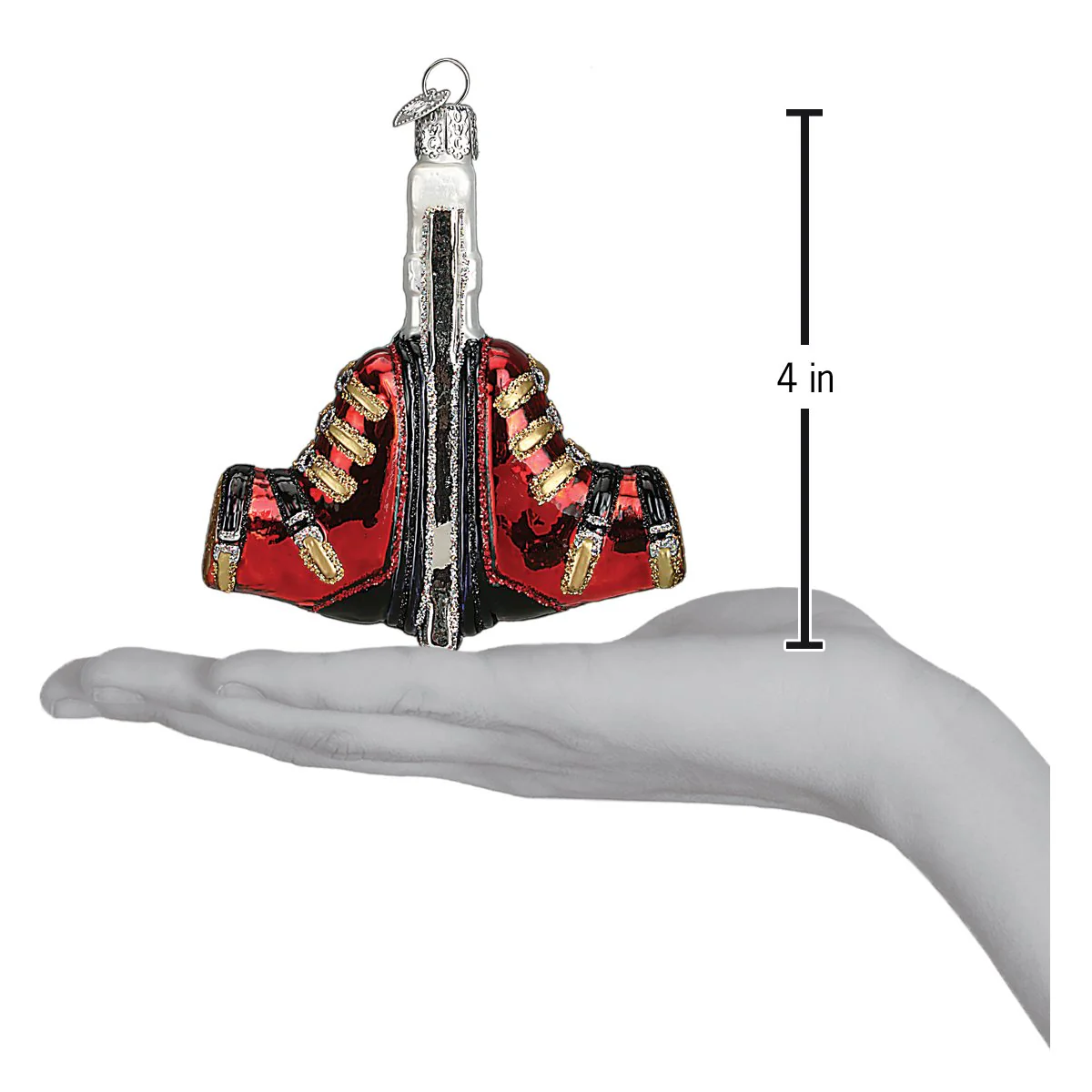 Ski Boots Ornament Glass 4 x 3.5 x 0.75 Inches - Image 4