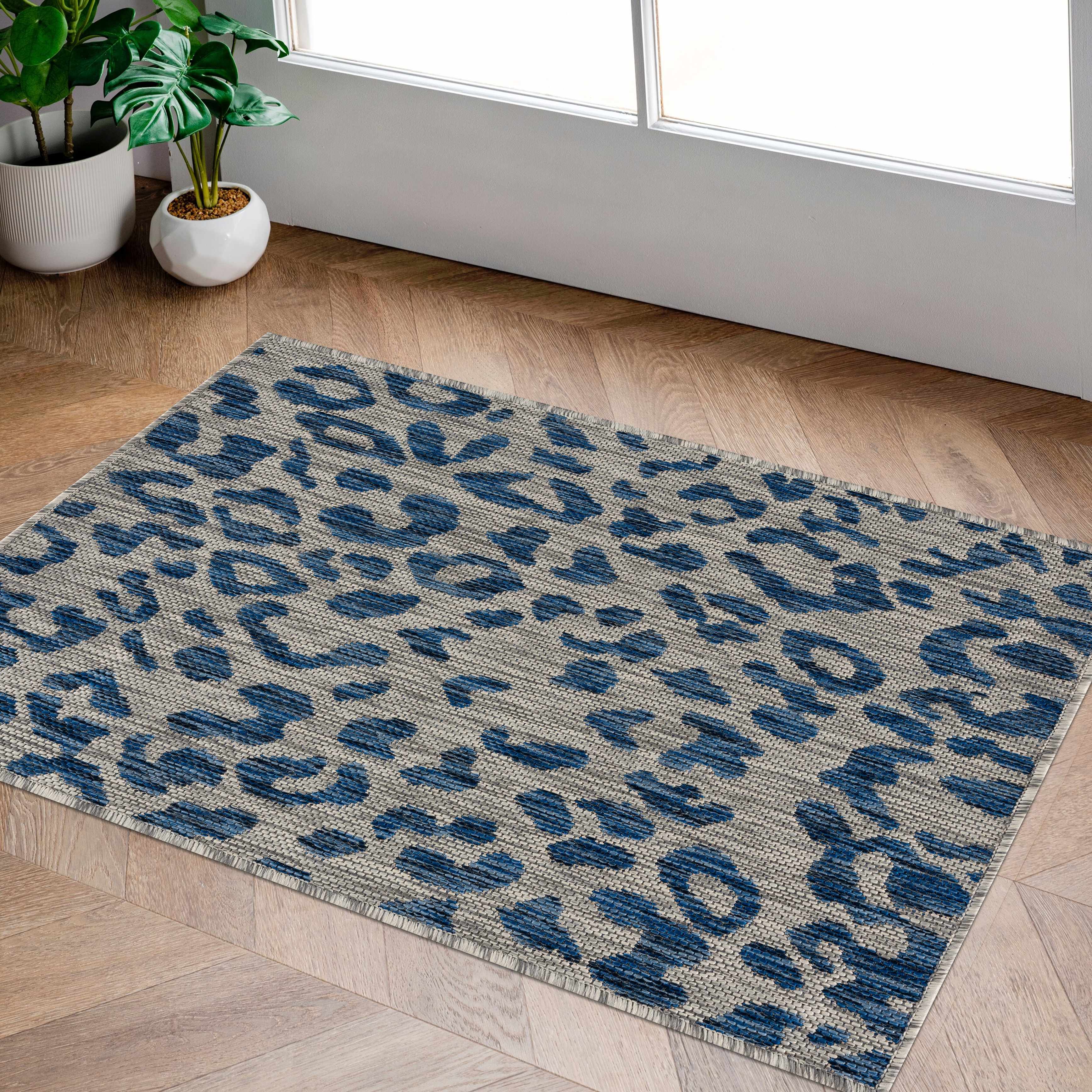 Skipsea Blue Leopard Performance Rug - Image 15