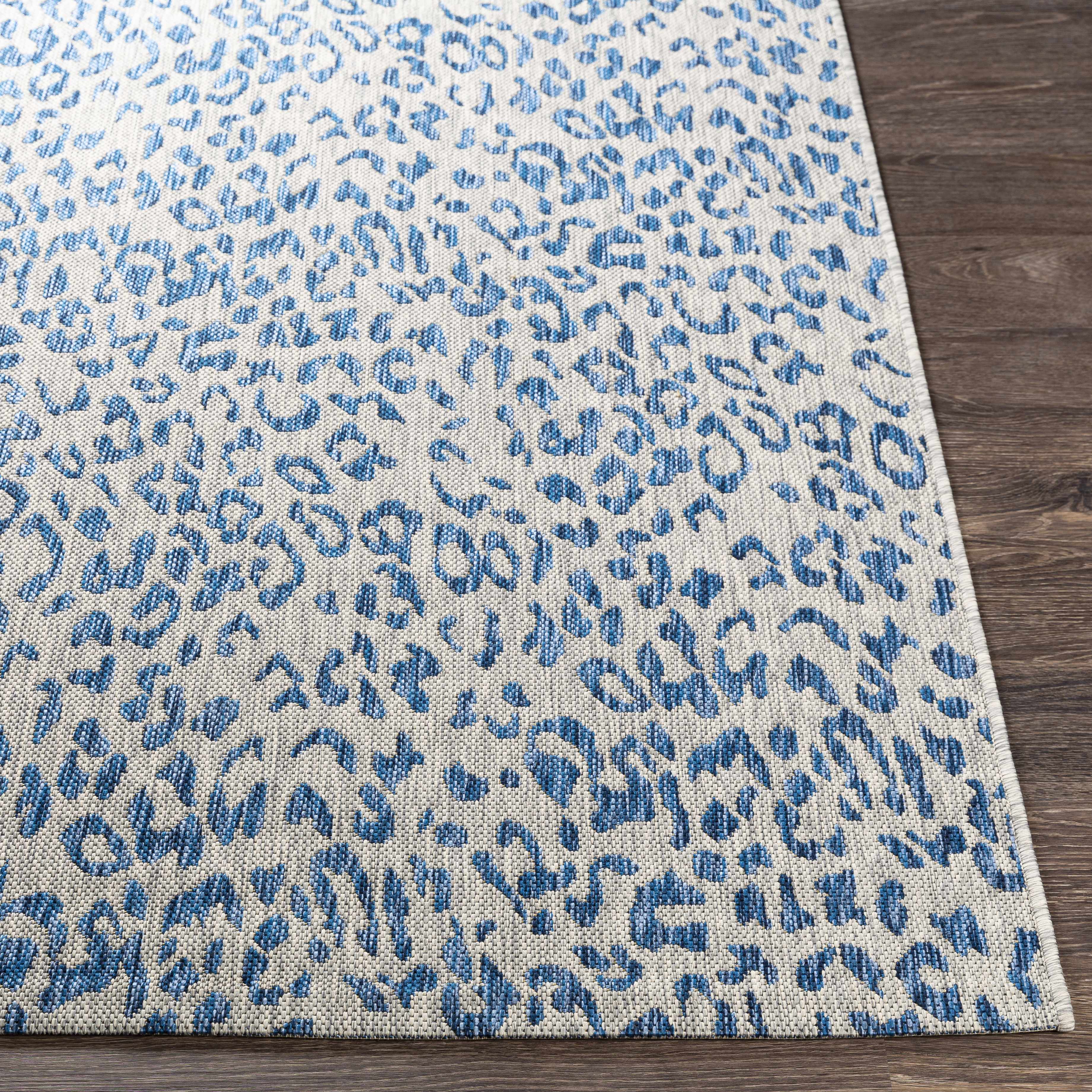 Skipsea Blue Leopard Performance Rug - Image 5