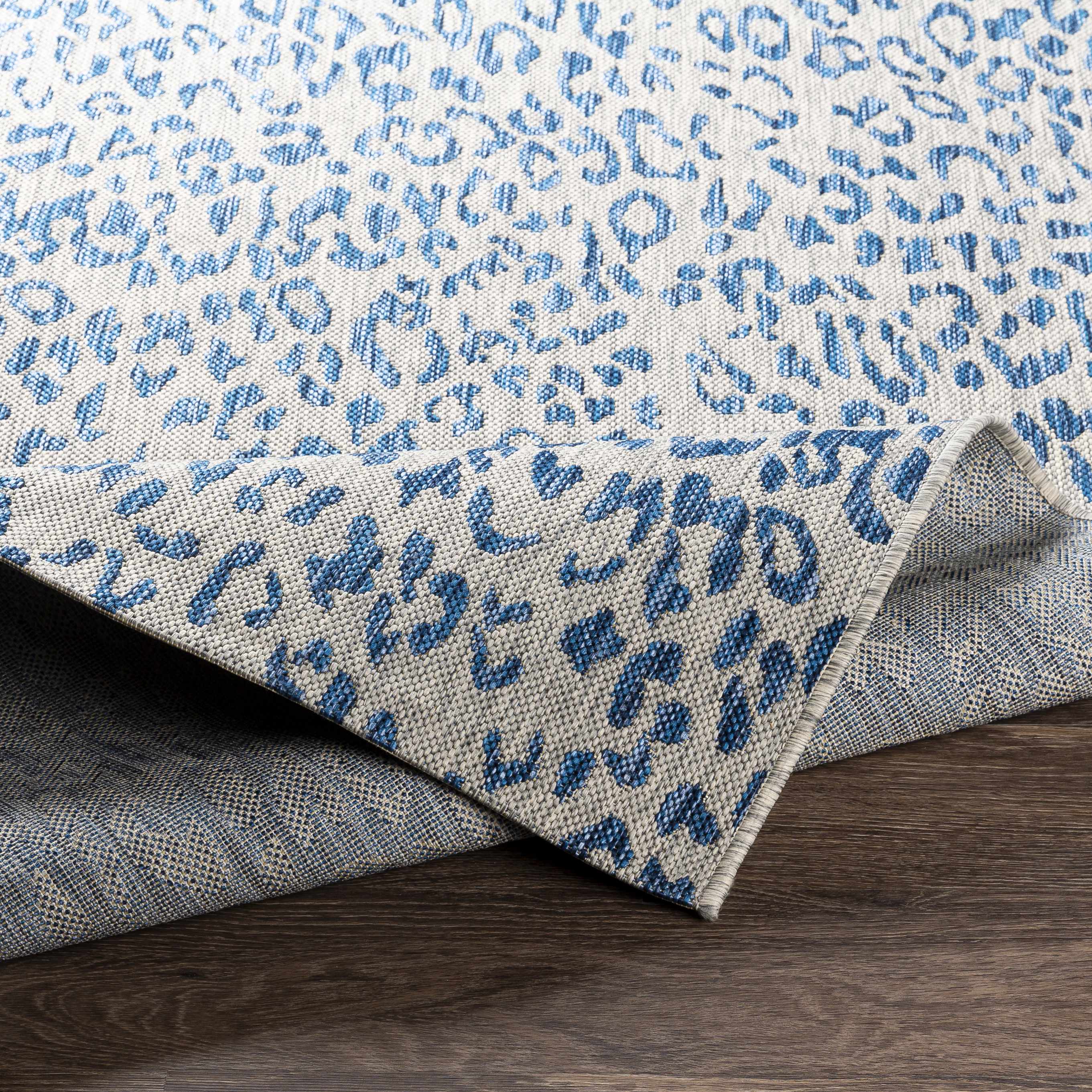 Skipsea Blue Leopard Performance Rug - Image 6