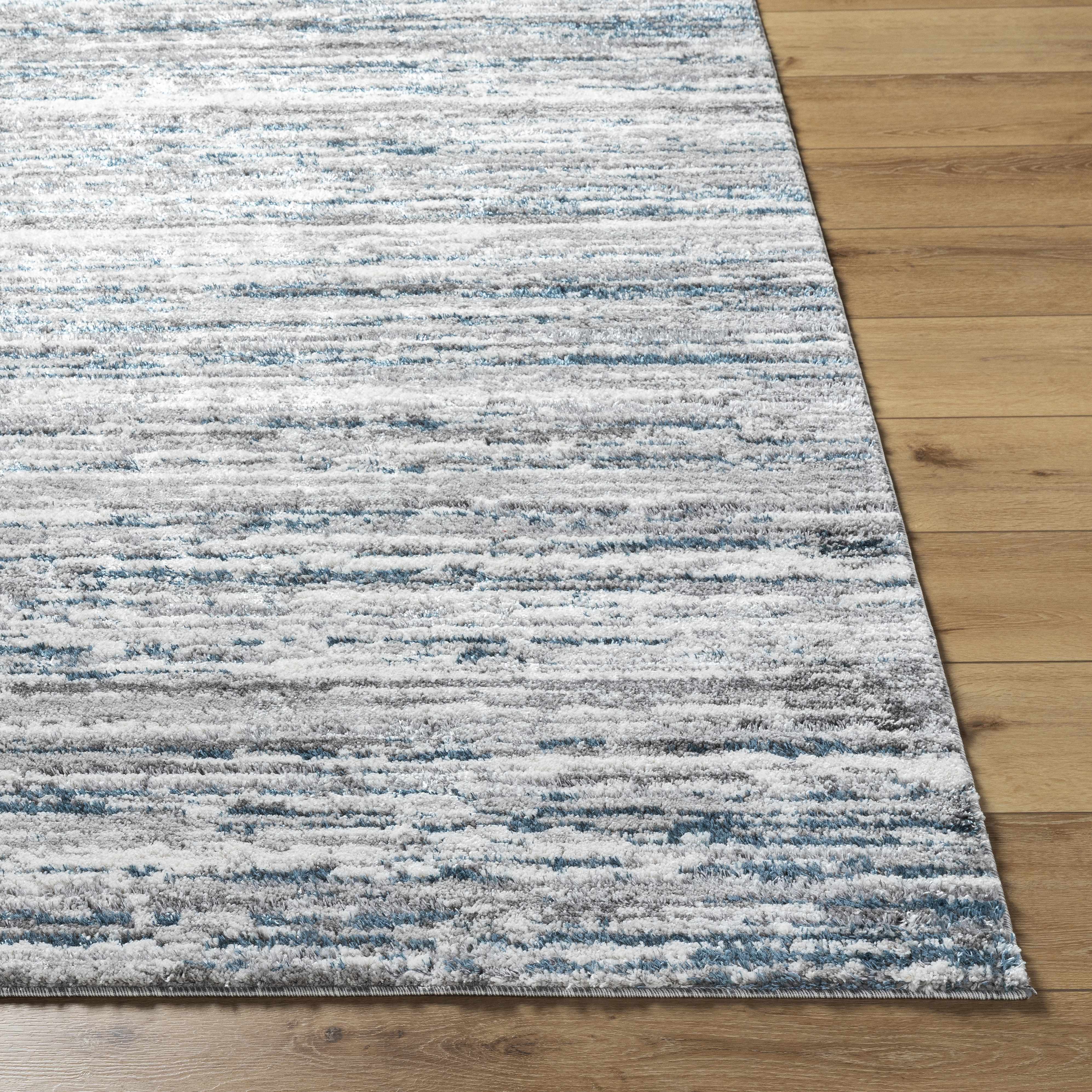 Skule Gray & Blue Area Rug - Image 3