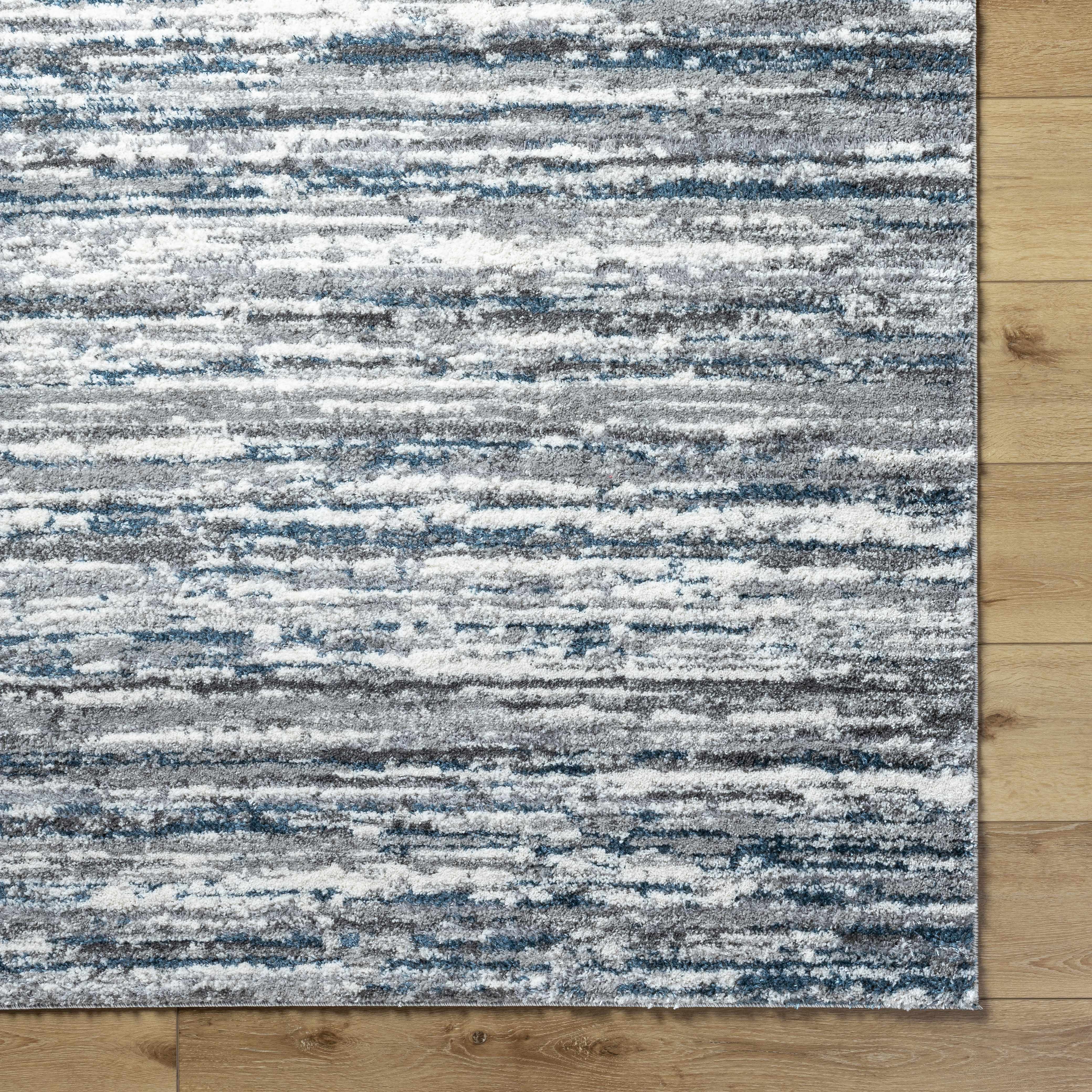 Skule Gray & Blue Area Rug - Image 7