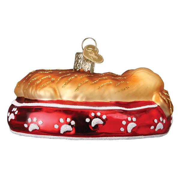 Sleepy Golden Retriever Ornament - Image 4