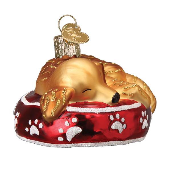 Sleepy Golden Retriever Ornament - Image 5