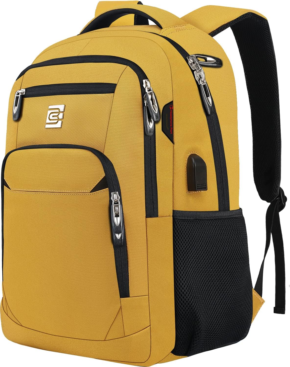Slim Anti Theft Laptop Backpack 15.6 Inch USB Charging Travel Bag - Image 21