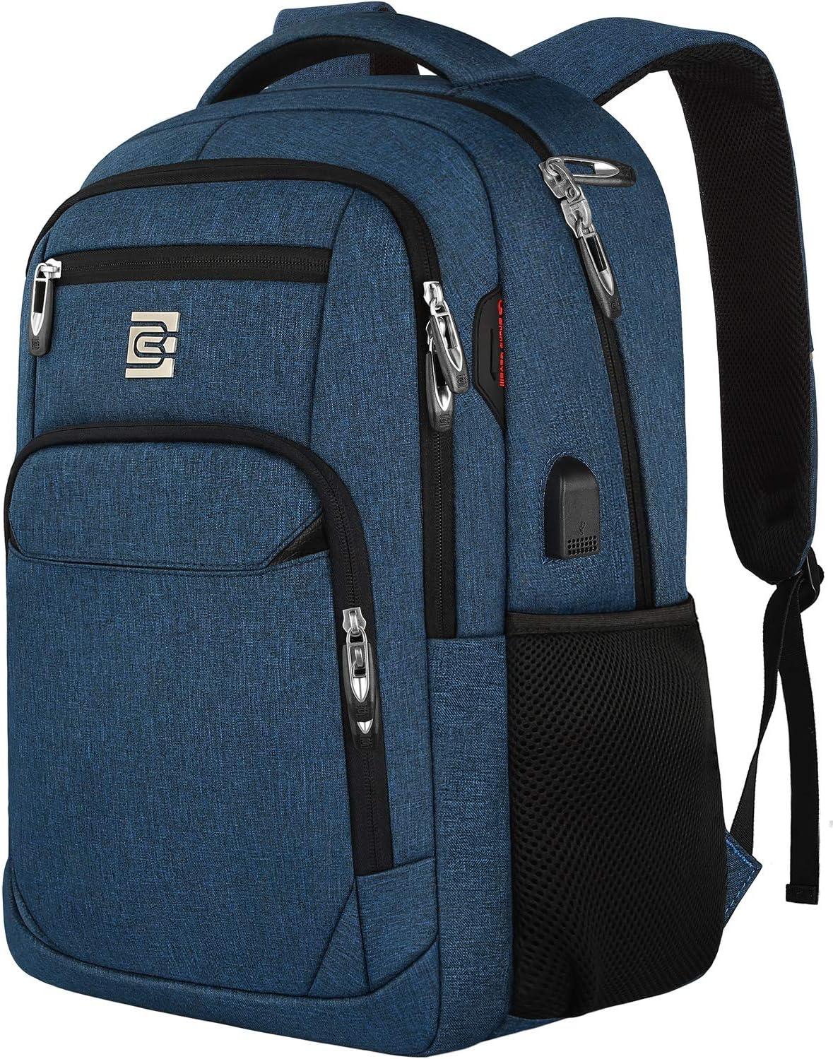 Slim Anti Theft Laptop Backpack 15.6 Inch USB Charging Travel Bag - Image 23