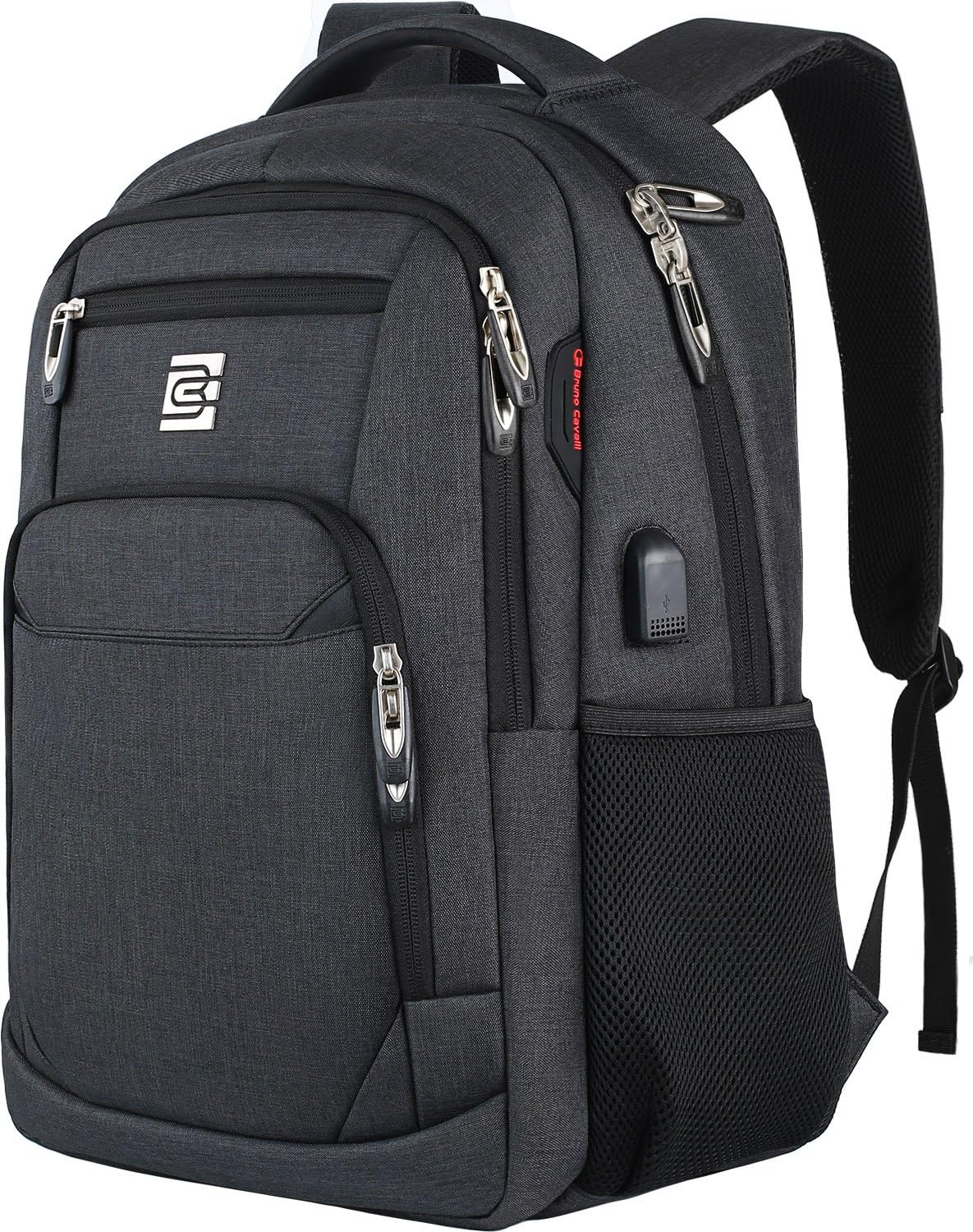 Slim Anti Theft Laptop Backpack 15.6 Inch USB Charging Travel Bag - Image 27