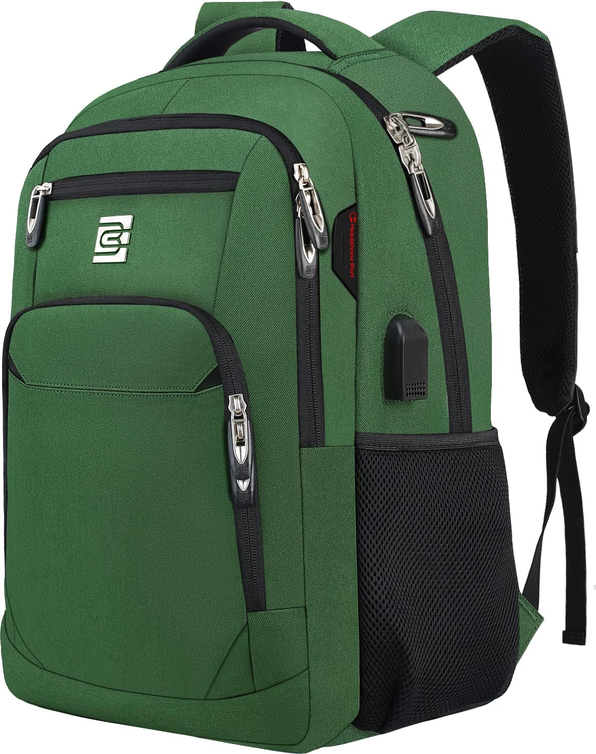 Slim Anti Theft Laptop Backpack 15.6 Inch USB Charging Travel Bag - Image 29