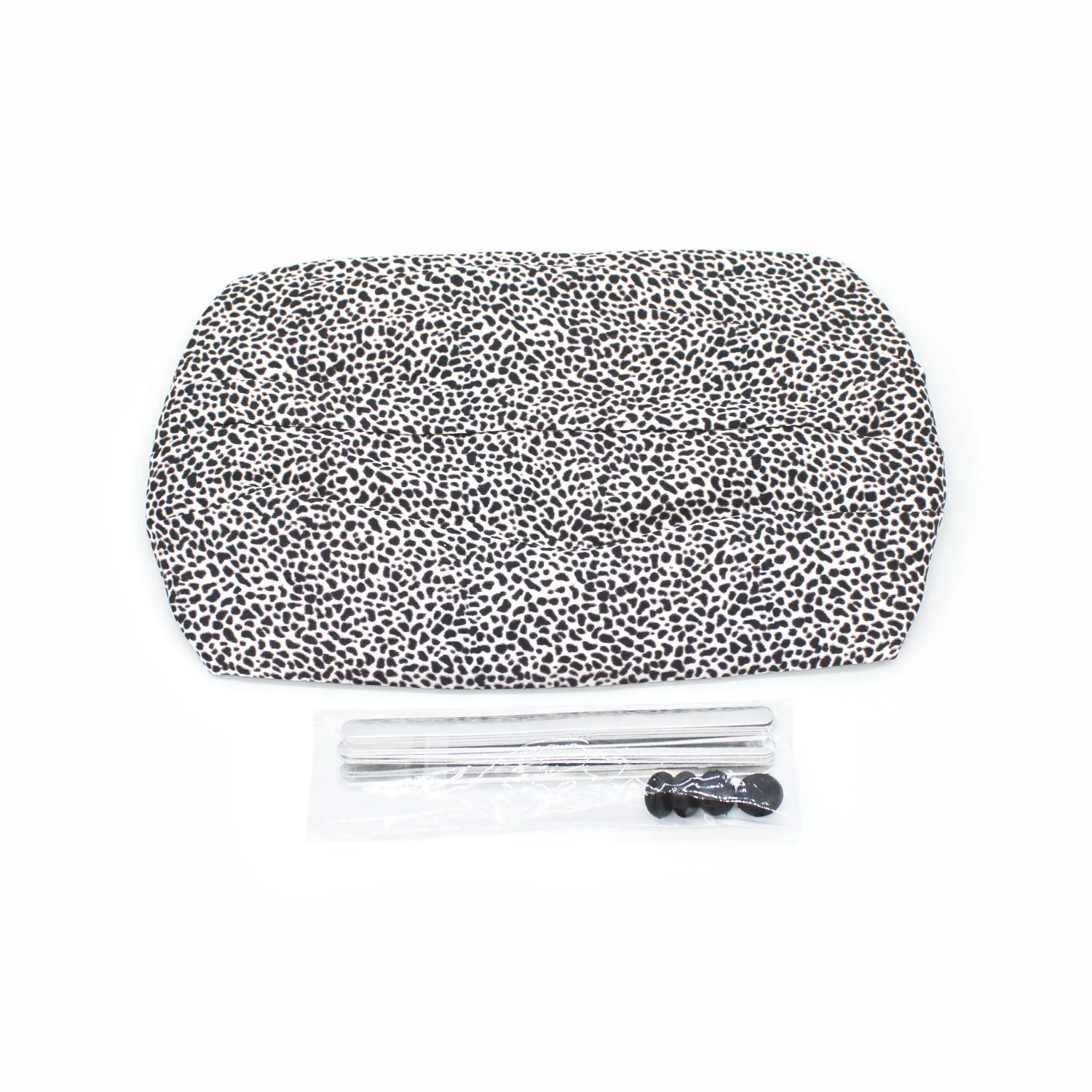 Reusable Silk and Cotton Face Covering Leopard Print