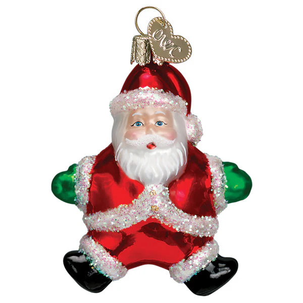 Small Silly Santa Ornament - Image 3