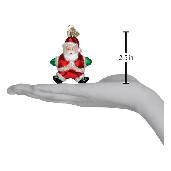 Small Silly Santa Ornament - Image 4