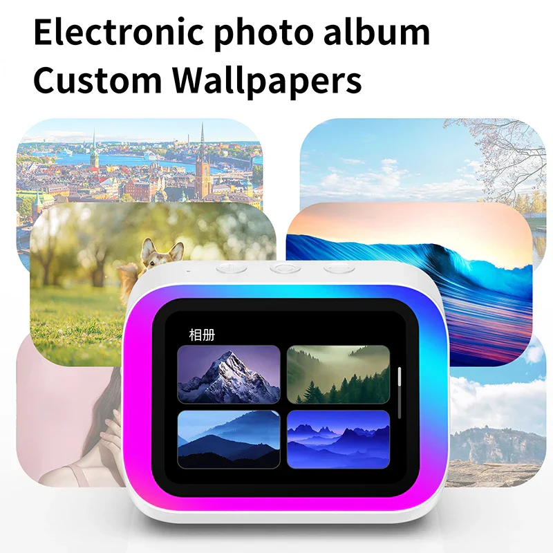 Smart Alarm Clock Bluetooth Speaker with Night Light Weather Display Music Player - Image 3