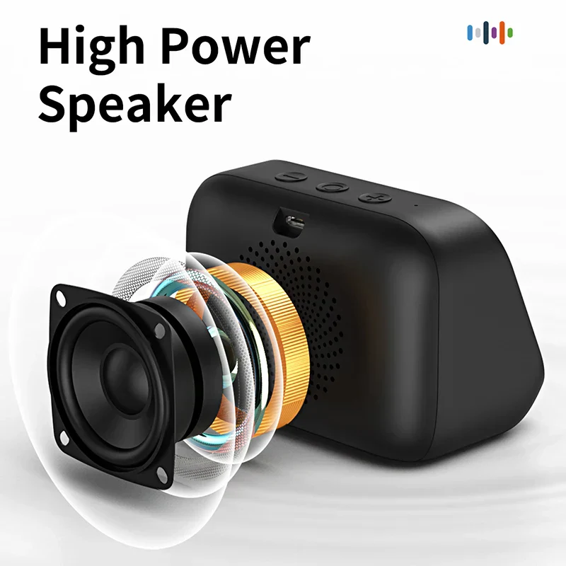 Smart Alarm Clock Bluetooth Speaker with Night Light Weather Display Music Player - Image 5
