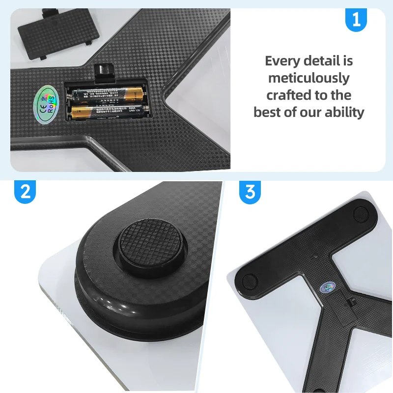 Smart Bluetooth Digital Scale – LED Display with App Sync and Rechargeable Battery - Image 7