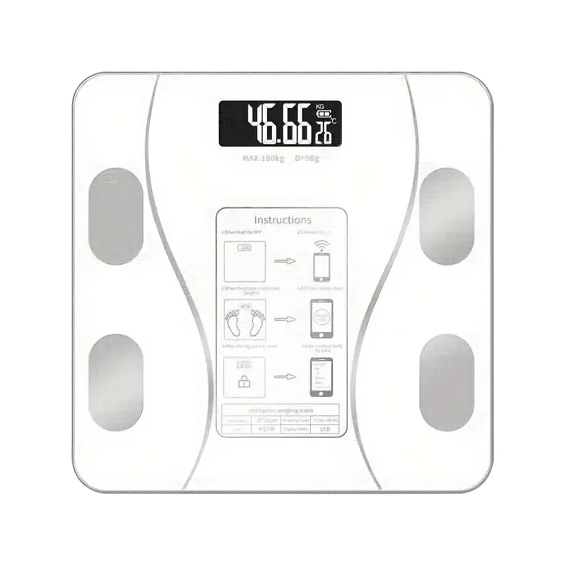 Smart Bluetooth Digital Scale – LED Display with App Sync and Rechargeable Battery - Image 8