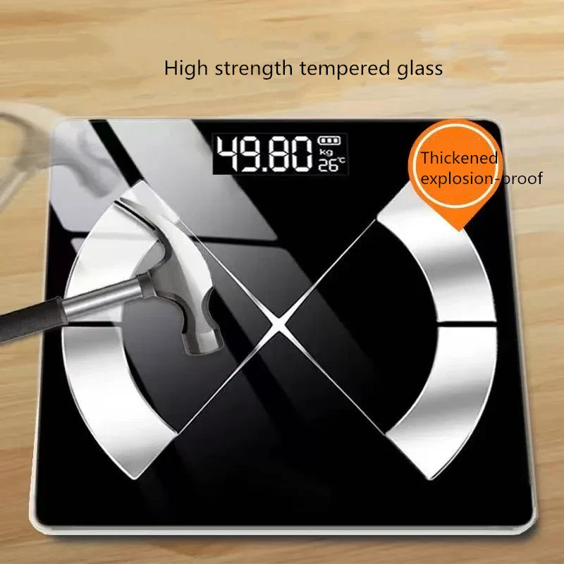 Smart Digital Scale with LED Display – USB Rechargeable Electronic Home Device - Image 3