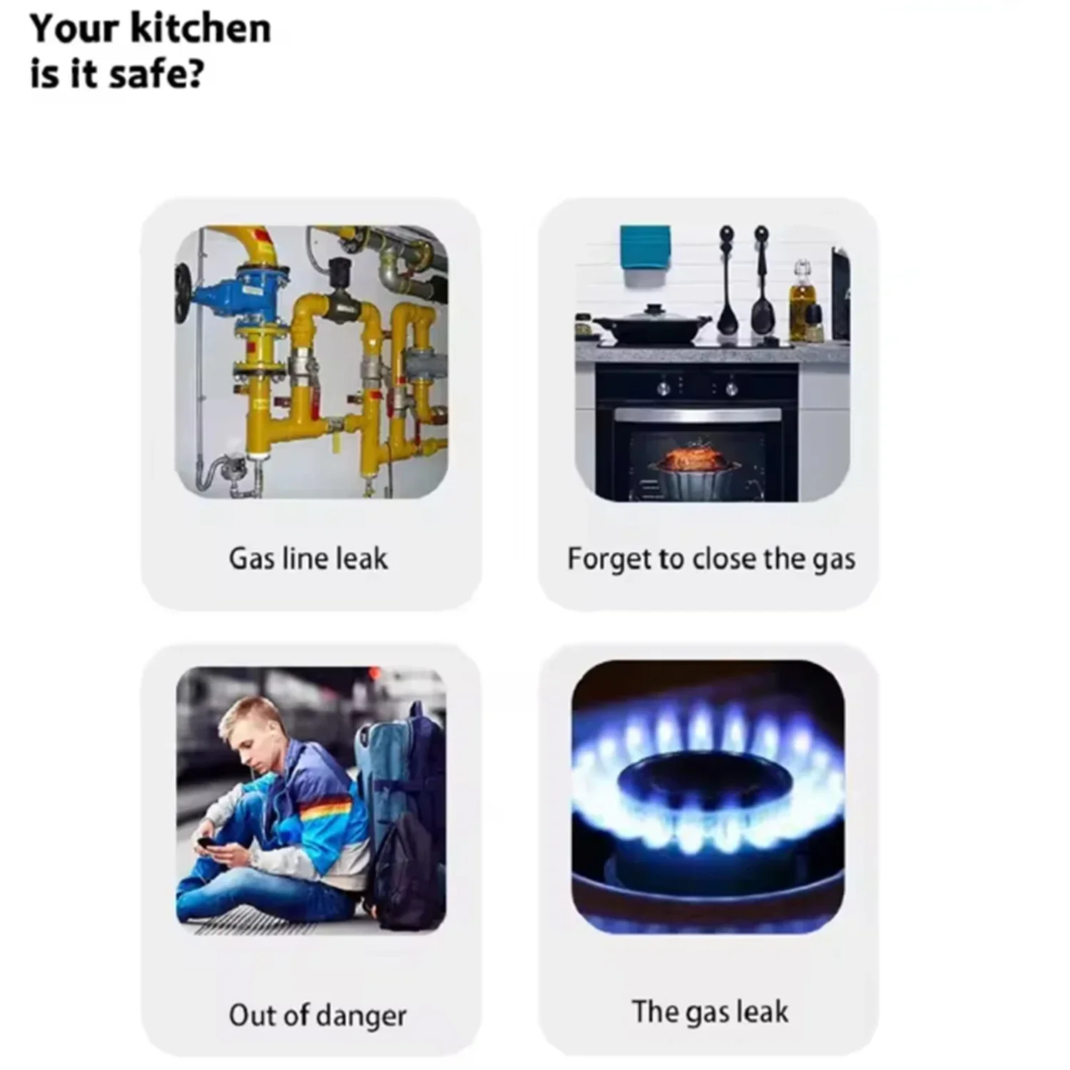 Smart Gas Detector APP Control LED Natural Gas Alarm High Sensitivity Plug - Image 4