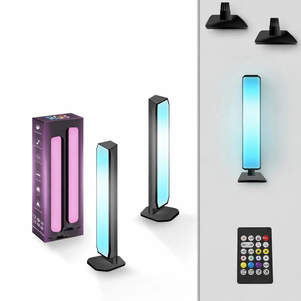 Smart RGB Atmosphere Light App Control Music Sync Lamp for Car TV Gaming Desk - Image 10